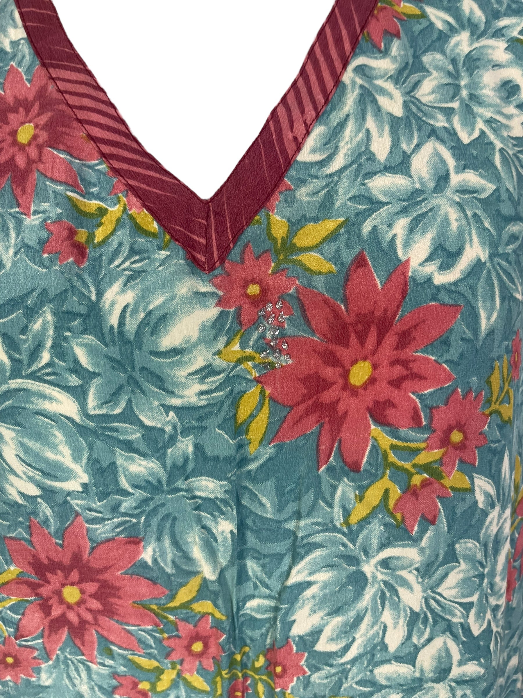 PRC6699 Avatar Pure Silk Midi Length Kaftan