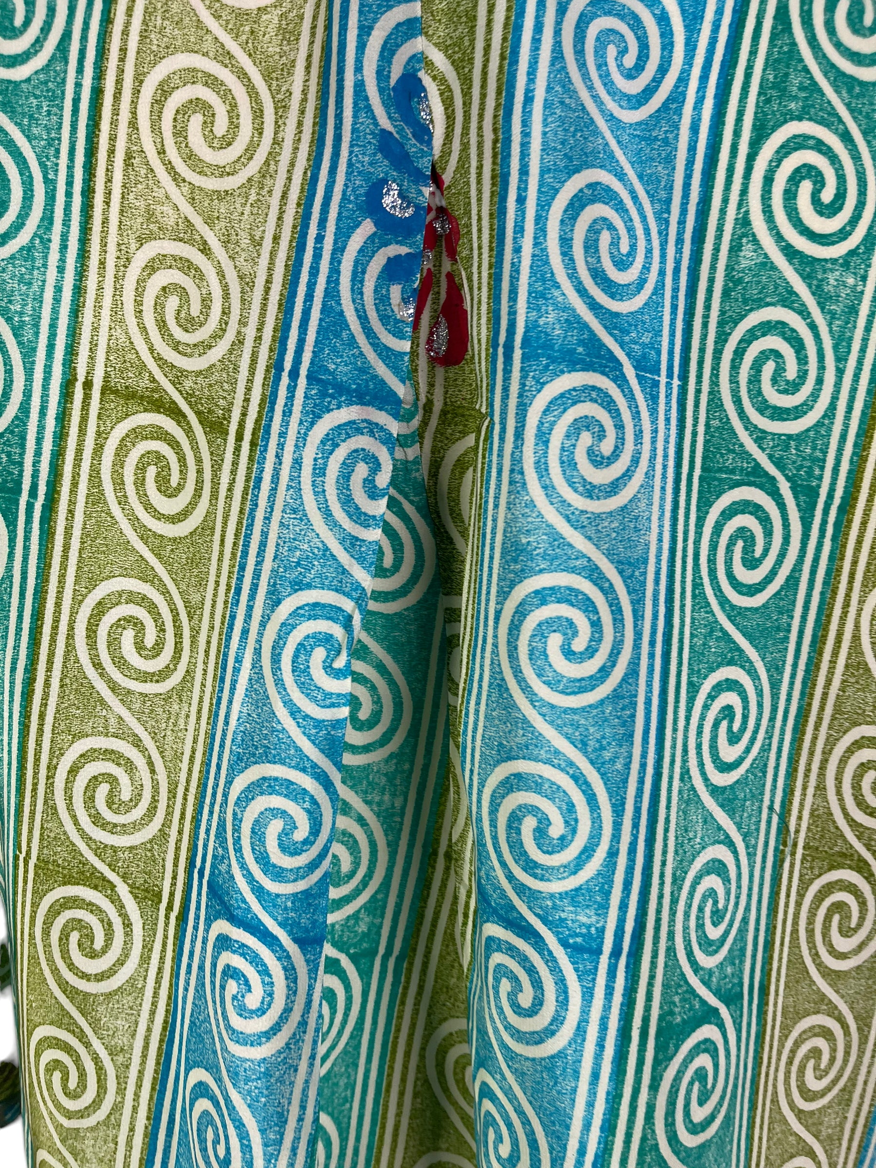 PRC6537 Avatar Pure Silk Self Pocket Tunic Dress