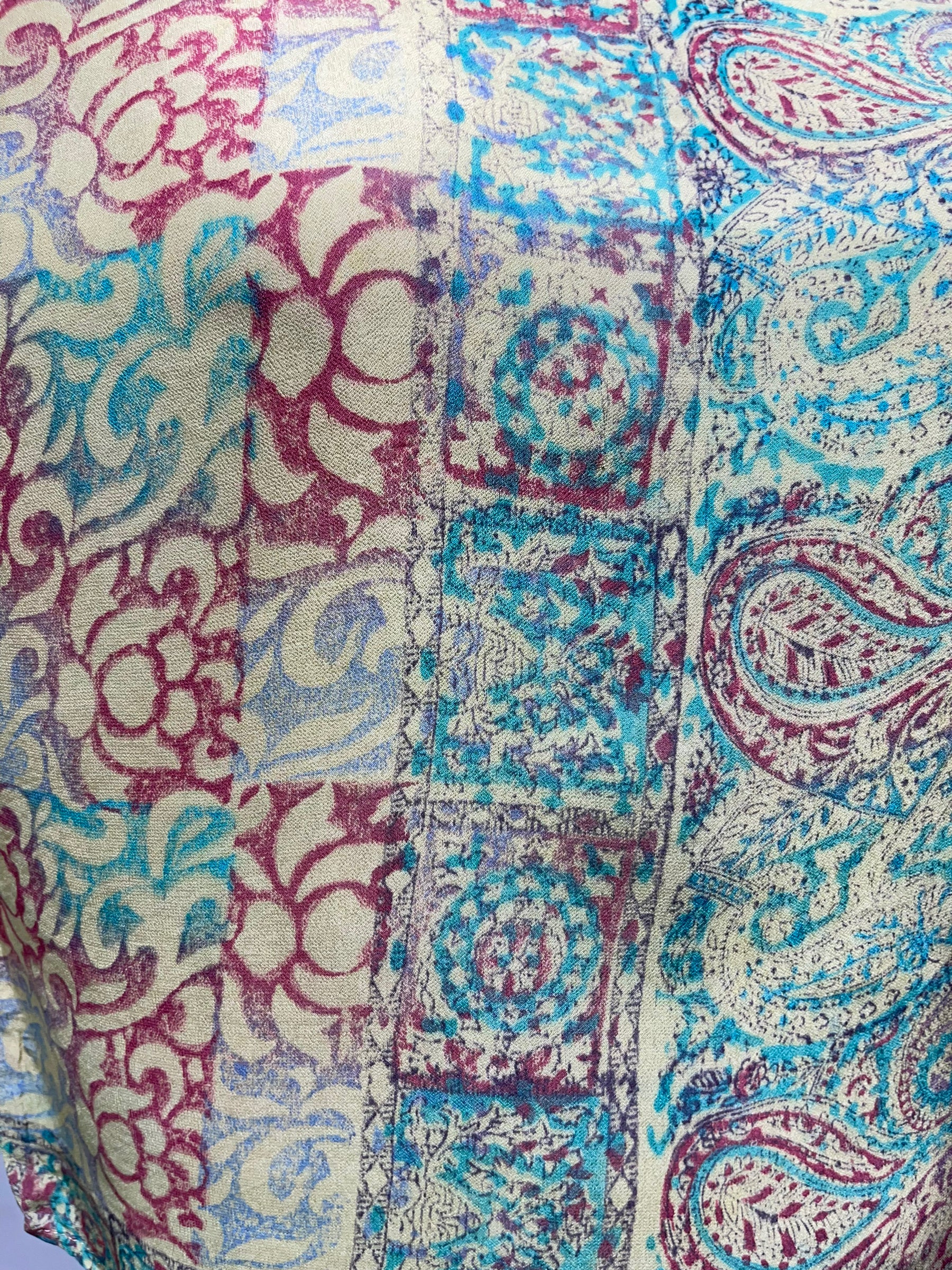 FINAL SALE PRC2014A Avatar Pure Silk Boxy Top