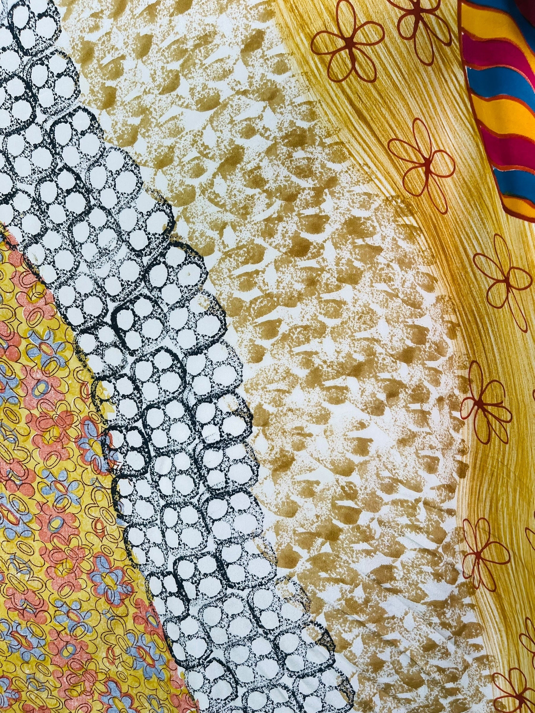 PRC7301 Avatar Pure Silk Midi Length Kaftan