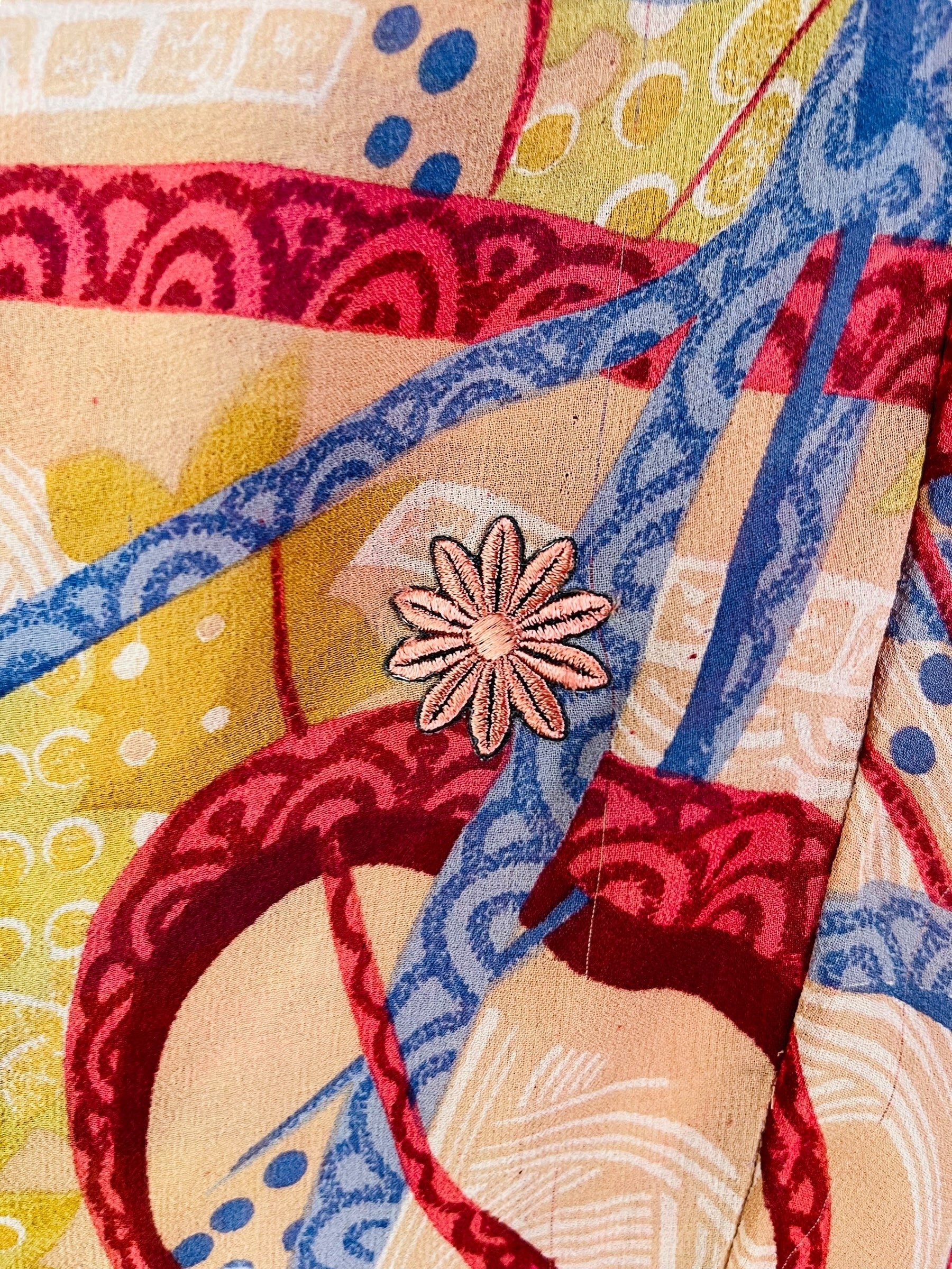 PRG7478 Sheer Wabi Sabi Pure Silk Short Kaftan Tunic with Slits