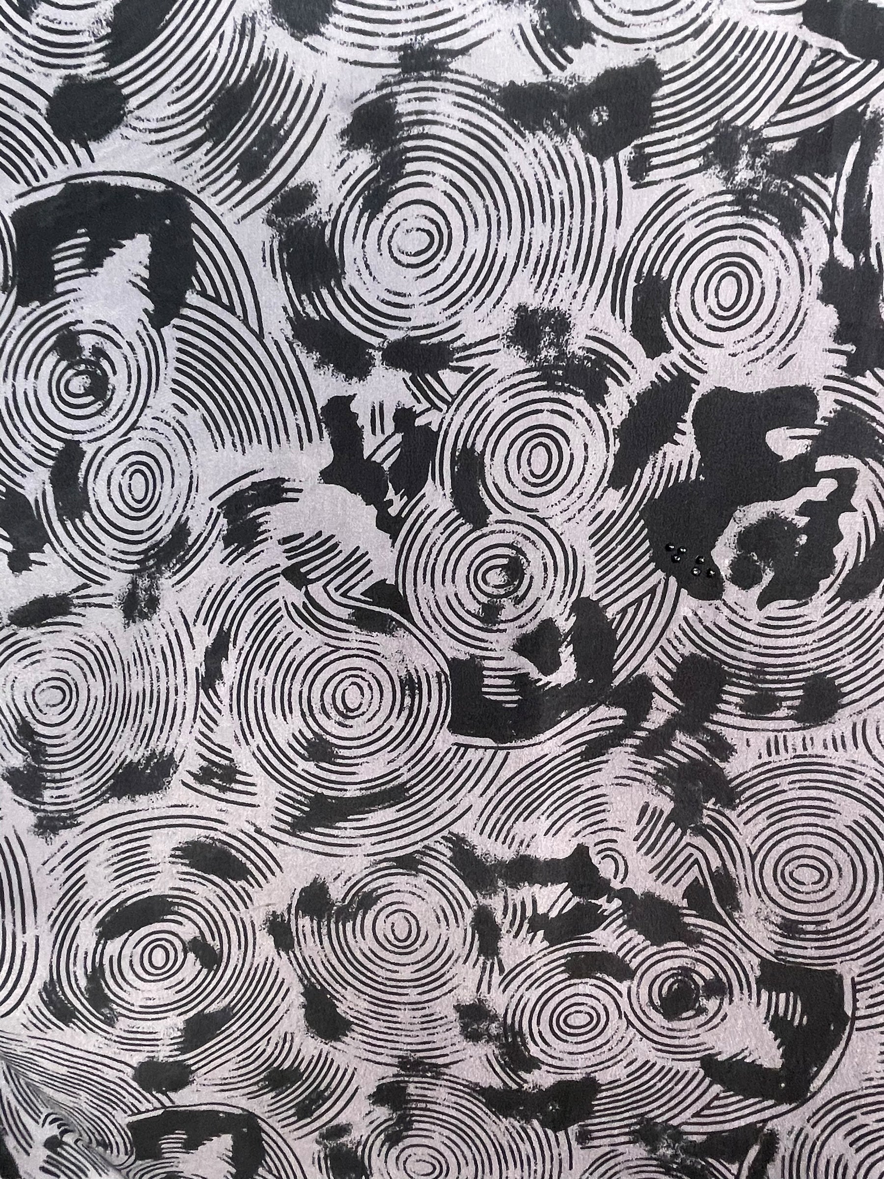 PRC7309 Avatar Pure Silk Short Kaftan Tunic with Slits