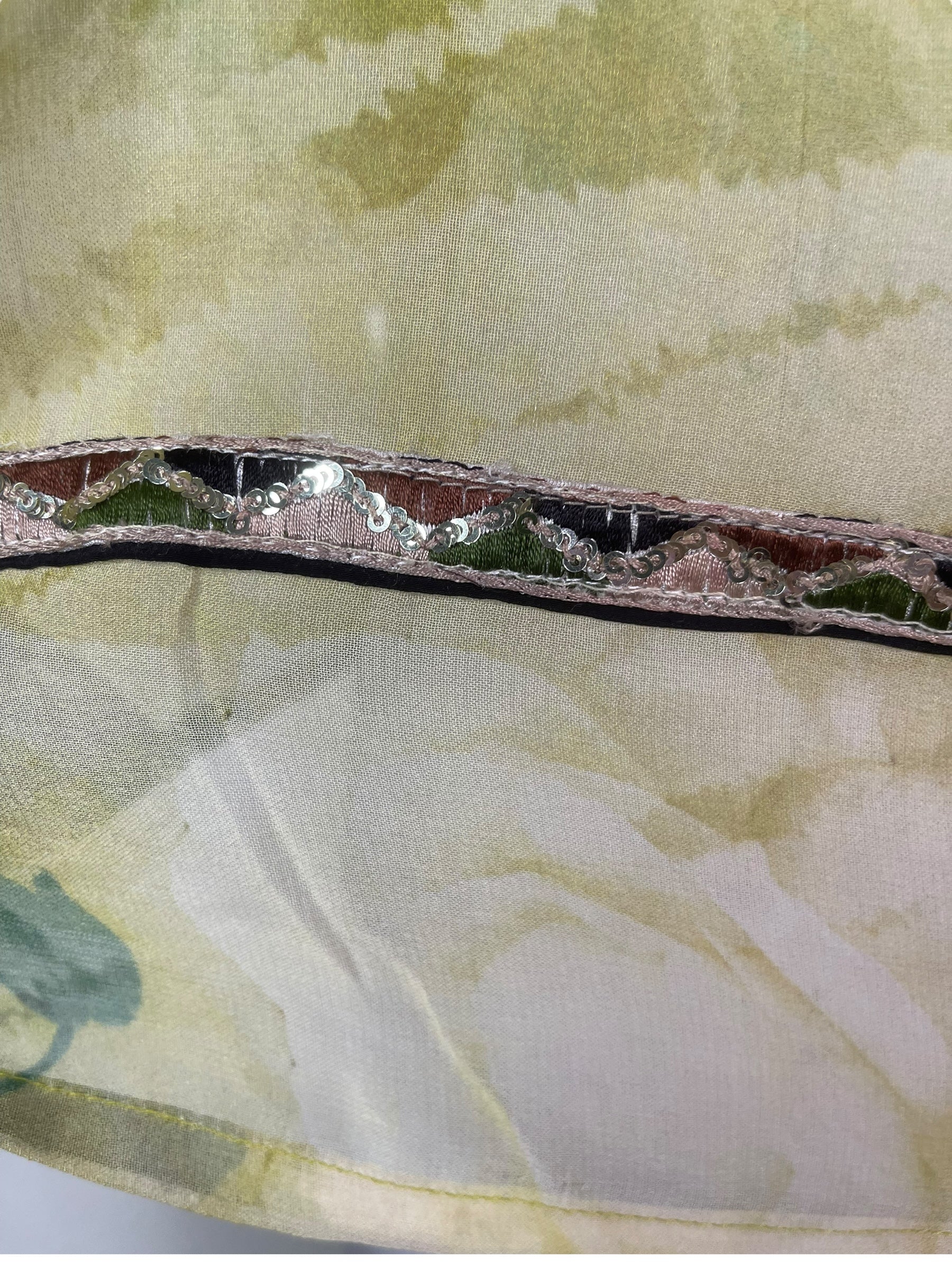 PRG7486 Sheer Wabi Sabi Pure Silk Boxy Top