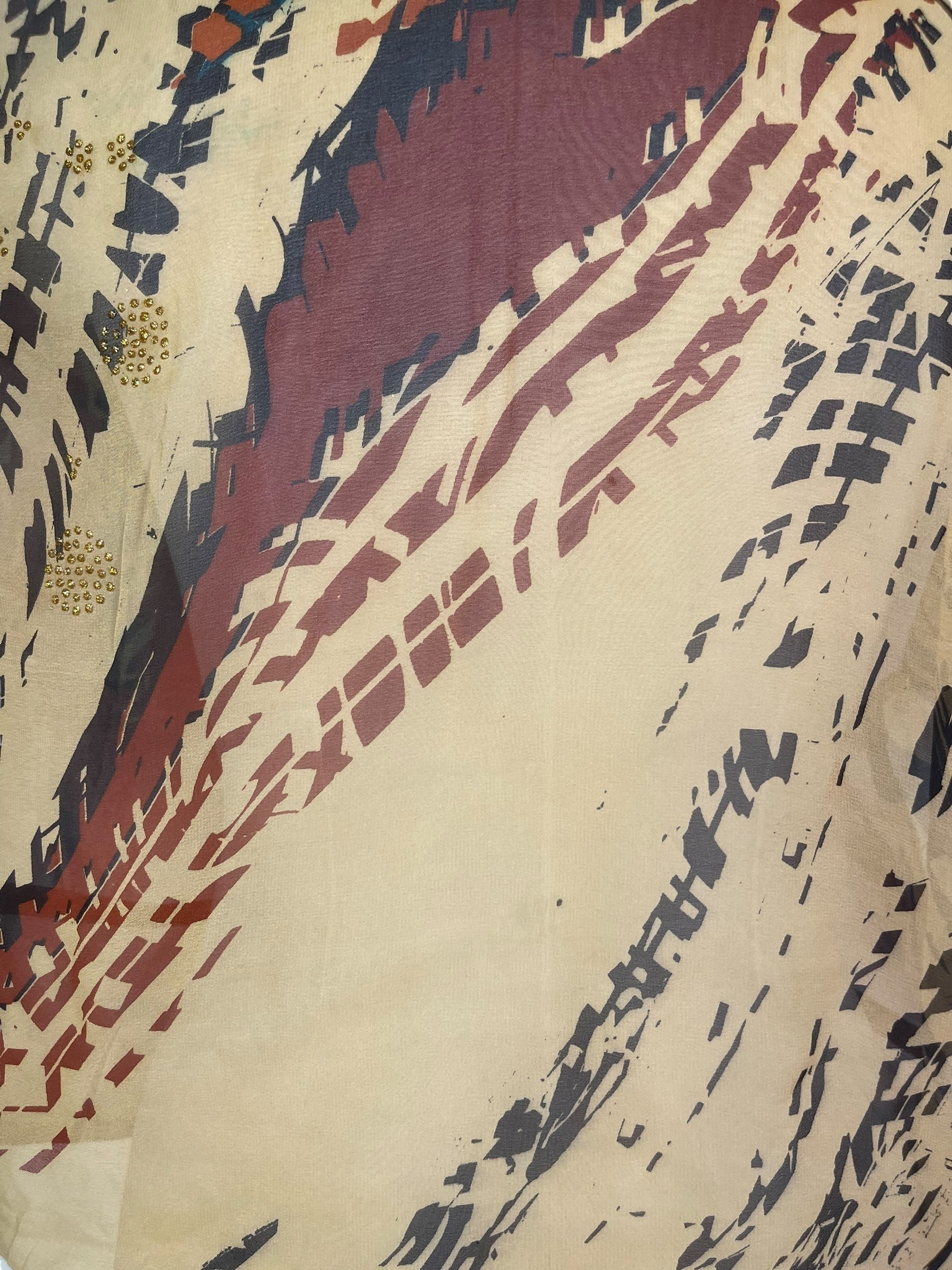 PRG7955 Sheer Avatar Pure Silk Boxy Top