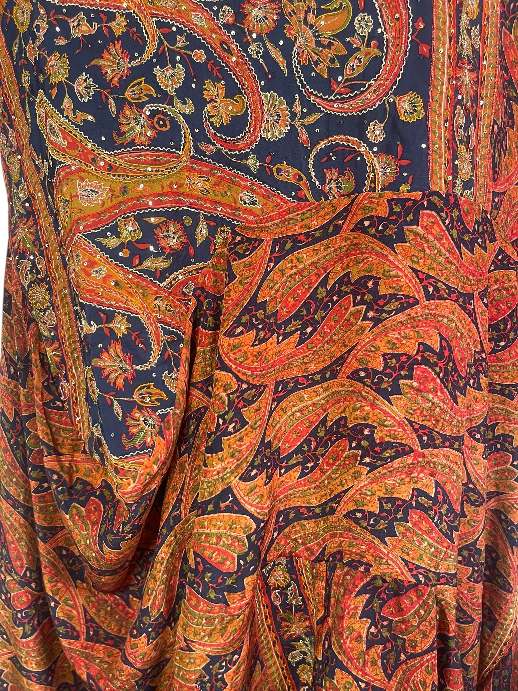 PRC7976 Avatar Pure Silk Sculptural Long Tunic Dress