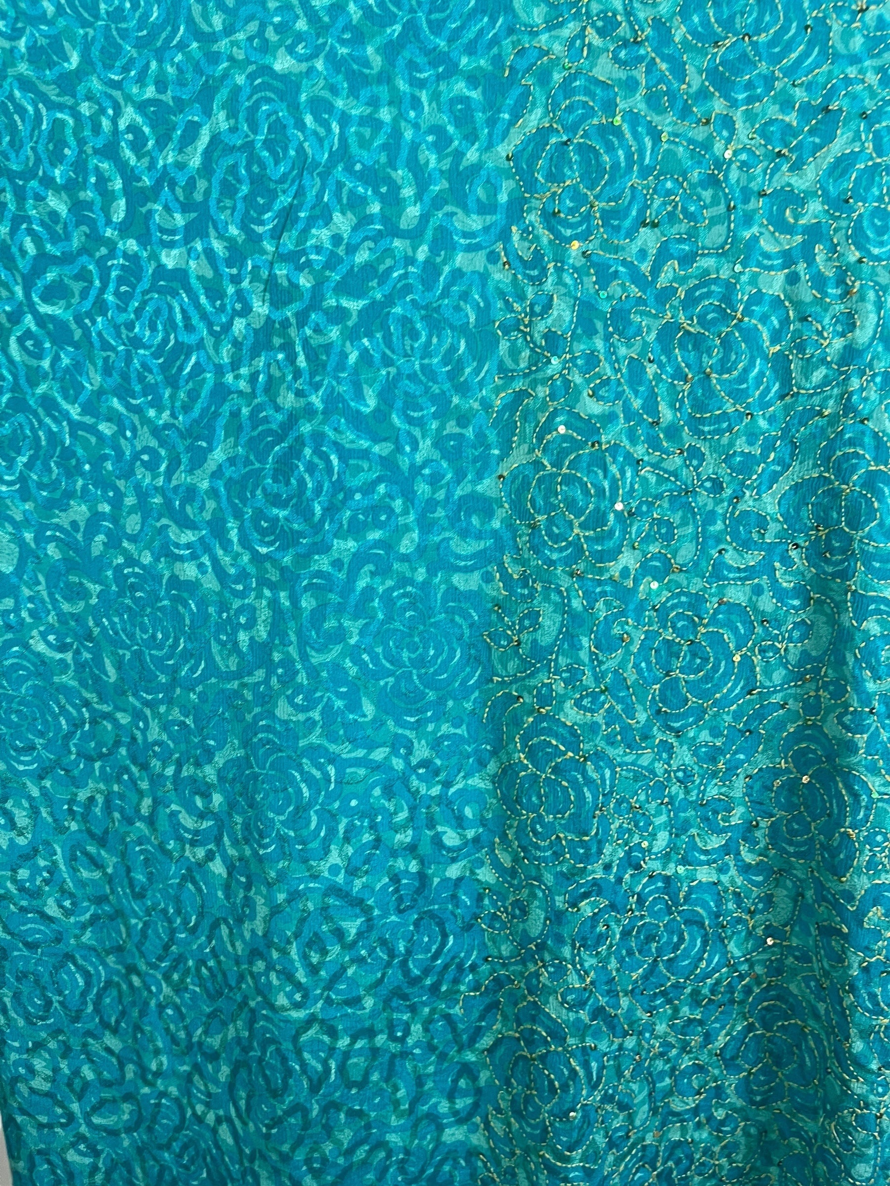 PRC8886 Avatar Pure Silk Maxi Kaftan
