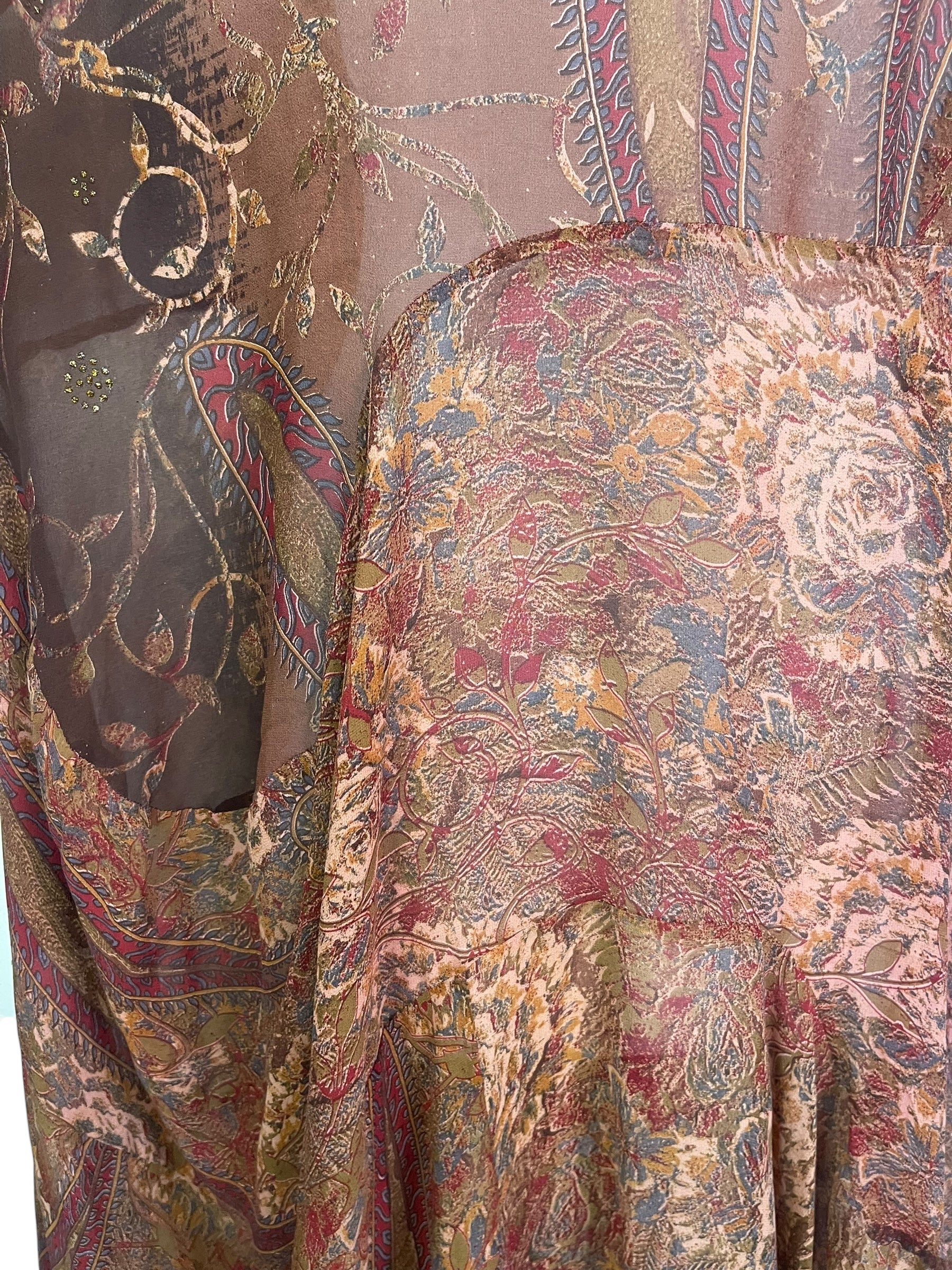 PRG8917 Sheer Avatar Pure Silk Sculptural Long Tunic Dress by 15 FEBRUARY 2026 – Handmade ethical Sculptural Dress from sariKNOTsari using upcycled silk. Designed in Canada for travel and slow fashion, loved from Toronto to LA to Sydney.