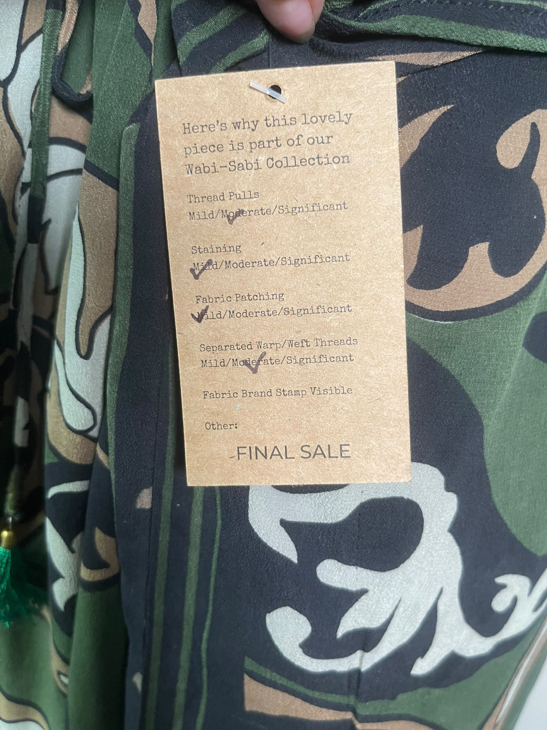 PRC8889 Wabi Sabi Pure Silk Maxi Kaftan