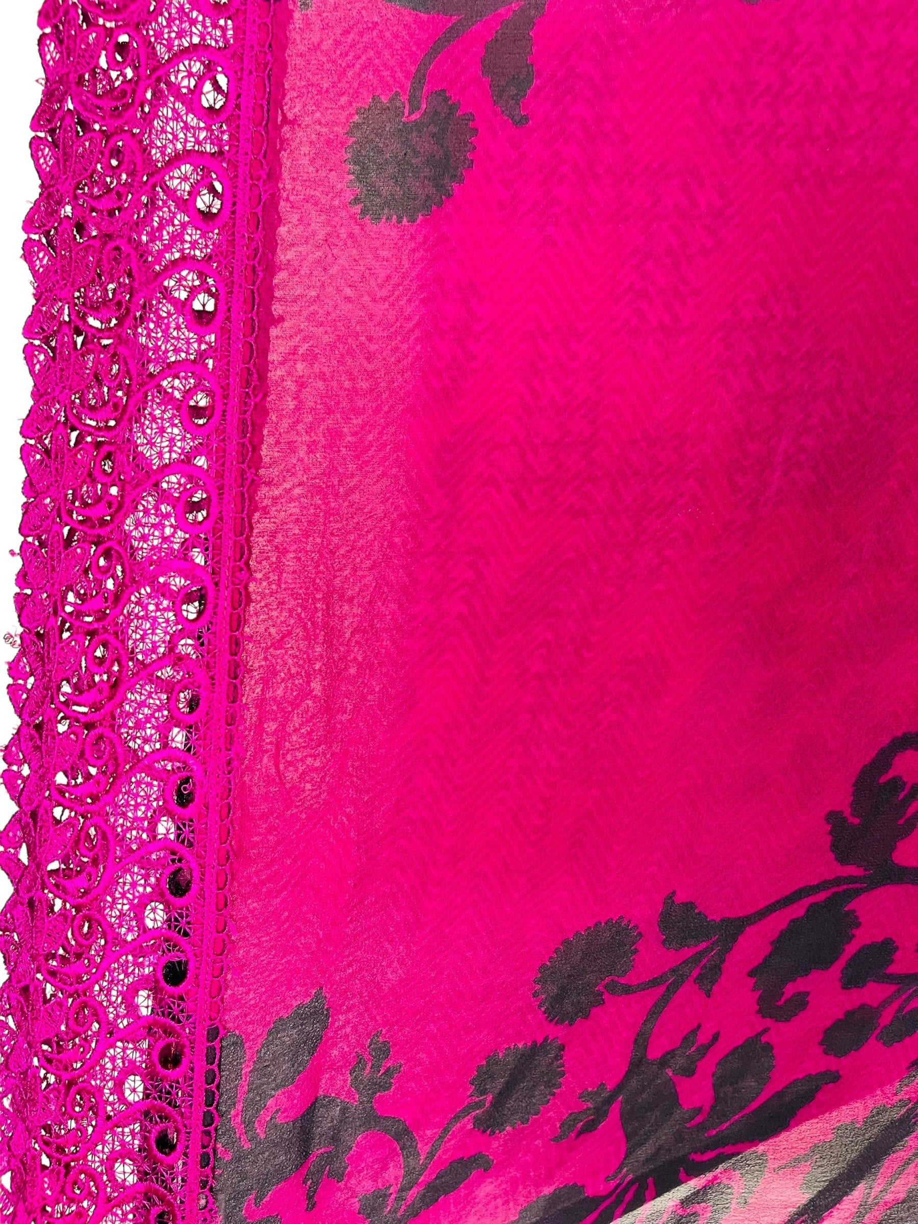 PRG7066 Sheer Pure Silk Wabi Sabi Capelet Poncho