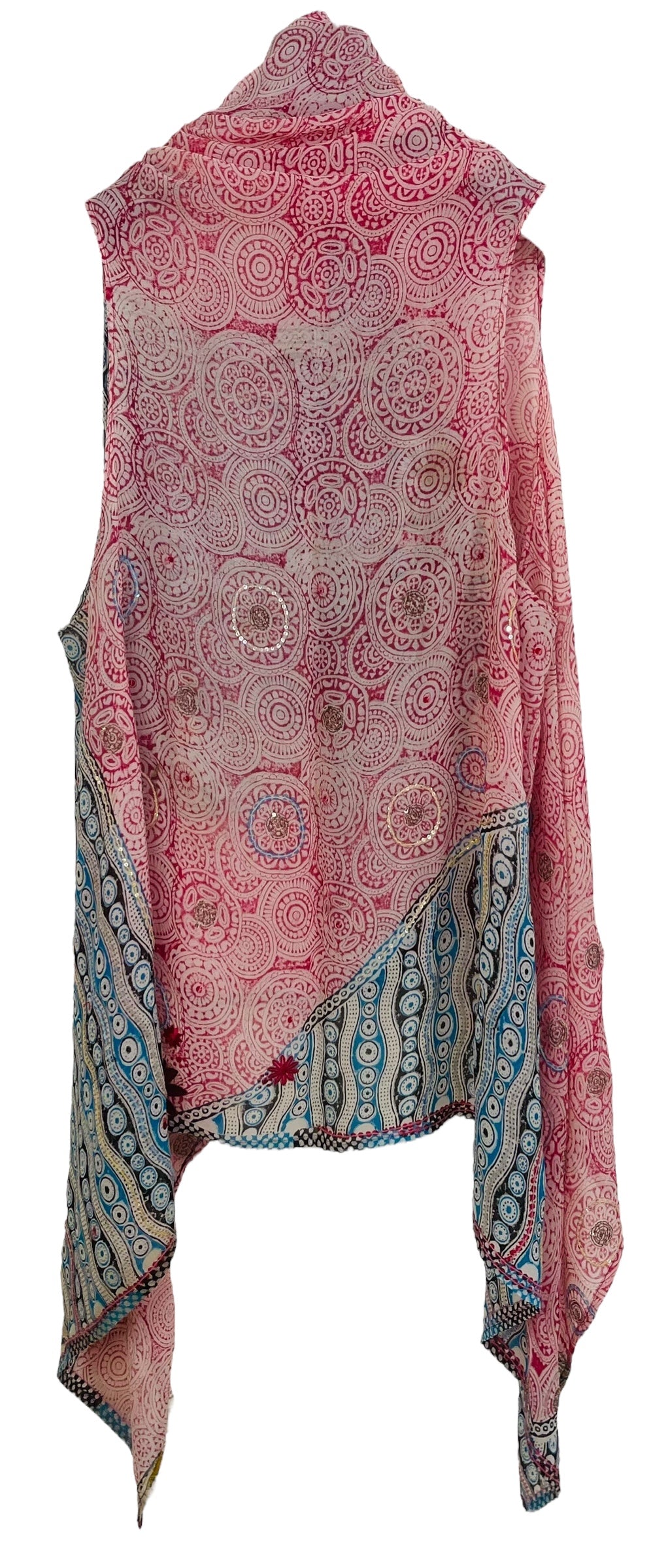 PRG7737 Sheer Wabi Sabi Pure Silk Versatile Vest