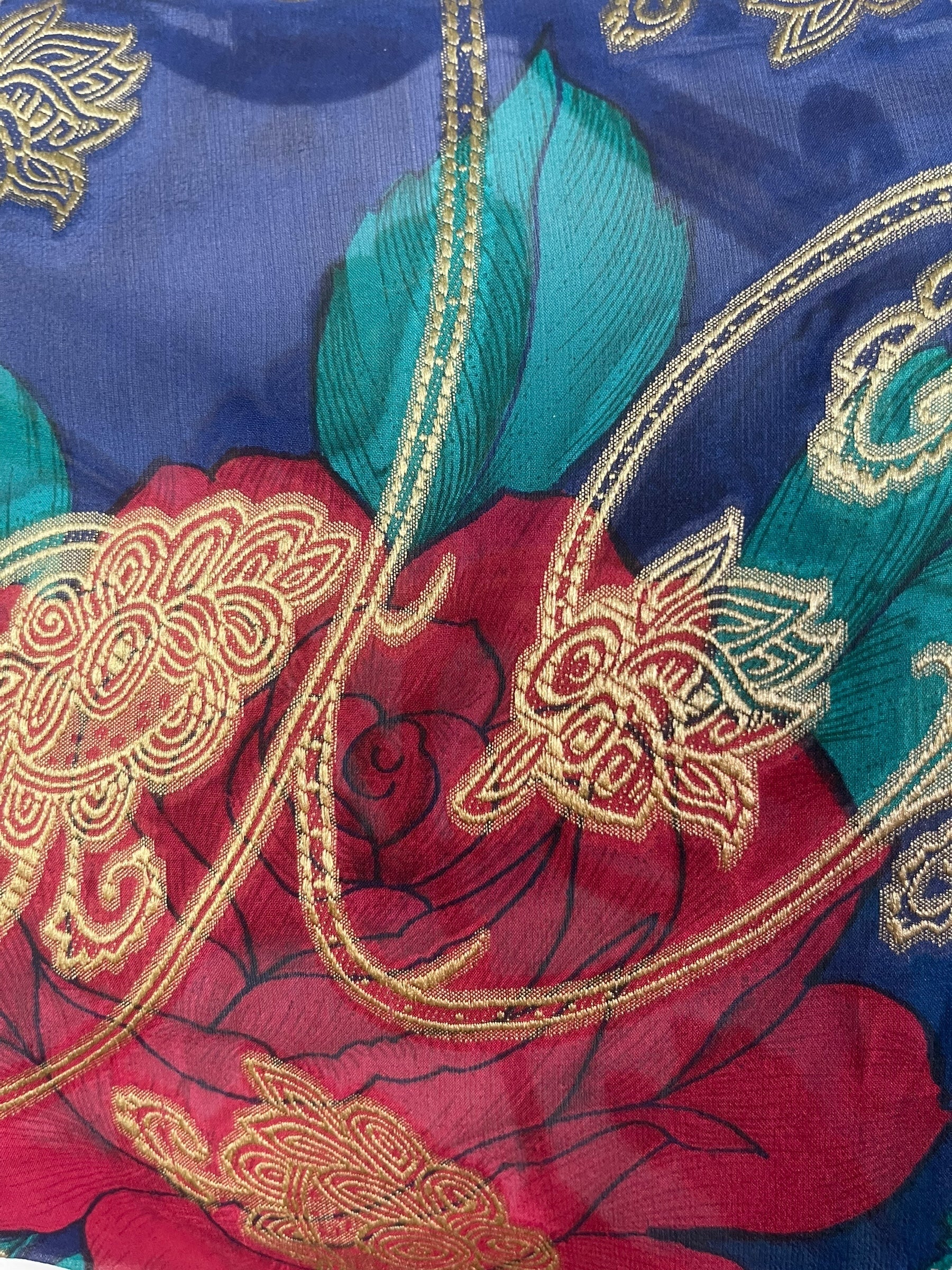 PREVIEW PRG7654 Sheer Avatar Pure Silk Side Slit Top by DECEMBER2025 – Handmade ethical Side Slit Top from sariKNOTsari using upcycled silk. Designed in Canada for travel and slow fashion, loved from Toronto to LA to Sydney.