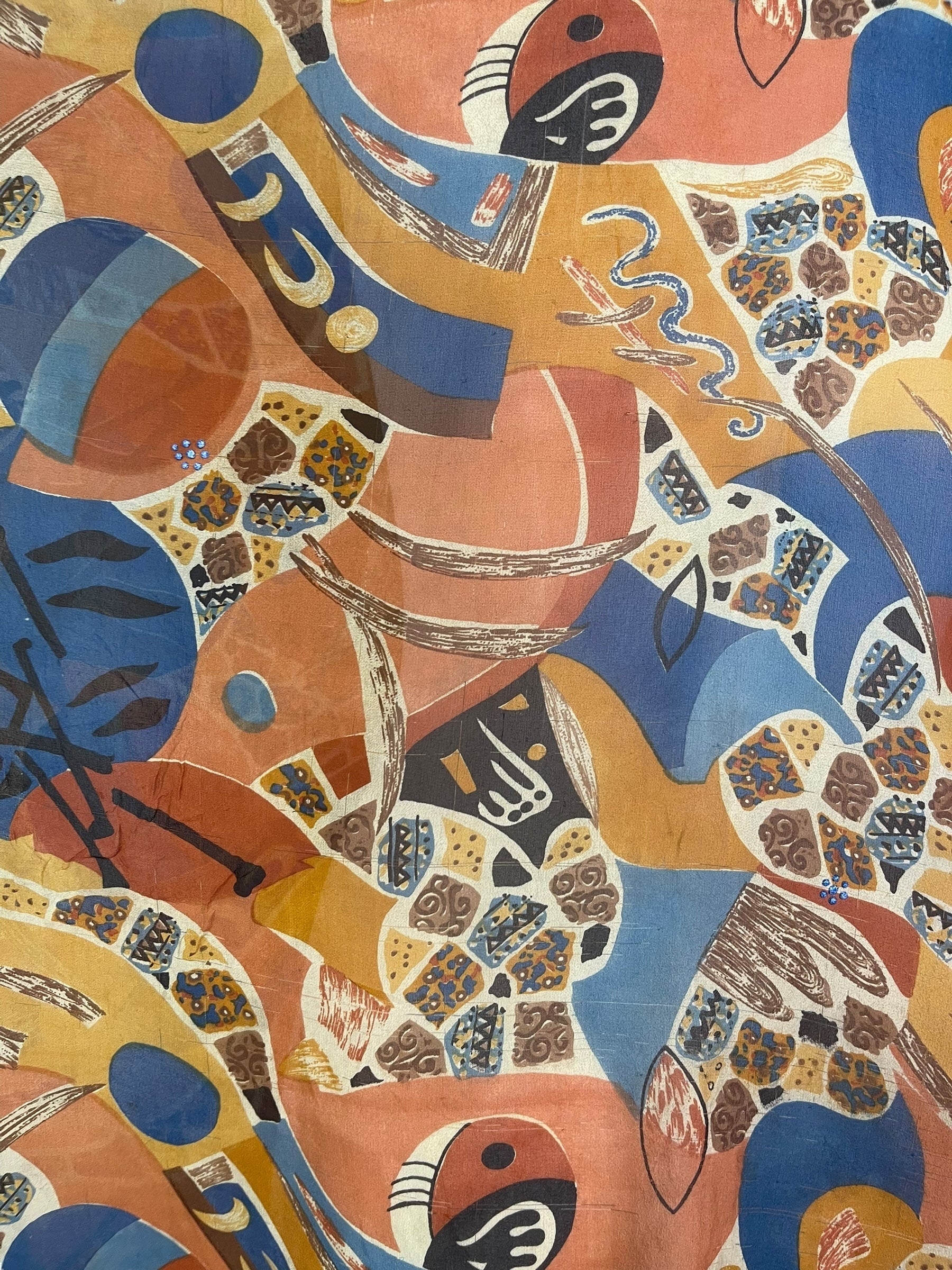 PRG7875 Sheer Wabi Sabi Pure Silk Long Tunic with Side Ties