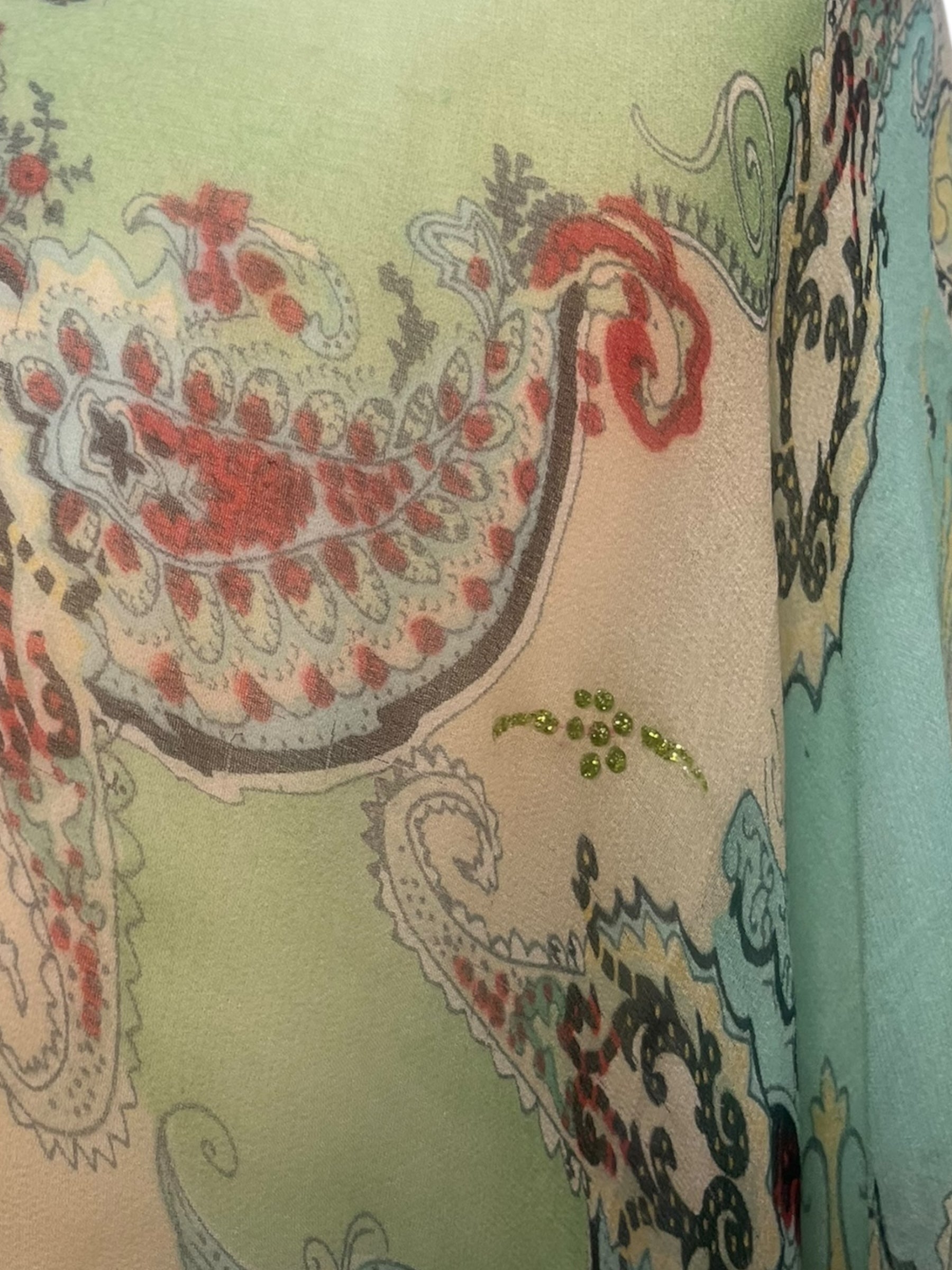 Releases Sunday at 8pm EST PCH8241 Very Sheer Wabi Sabi Pure Silk Chiffon Kimono-Sleeved Top