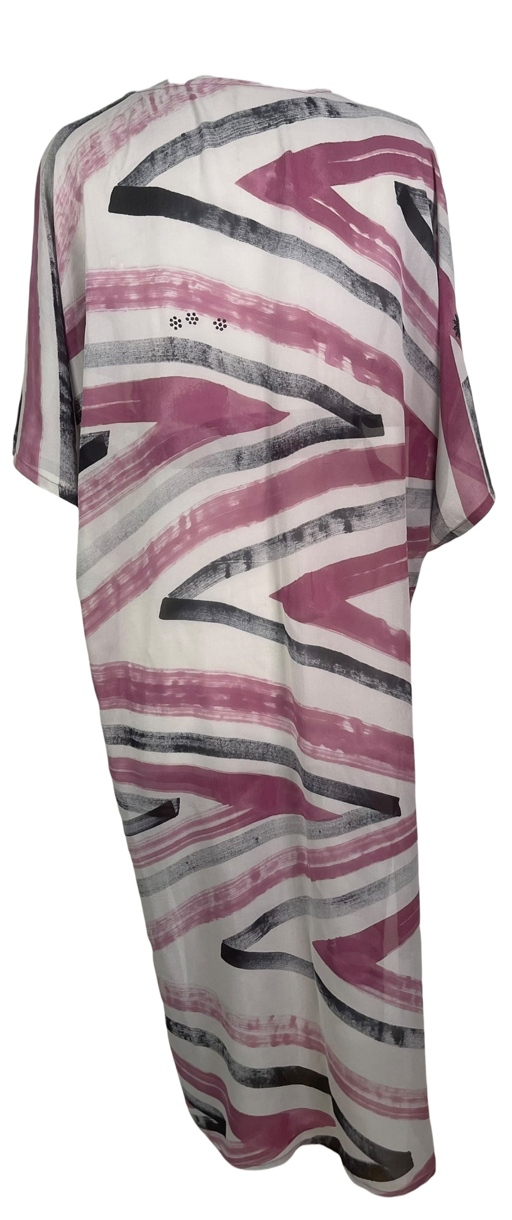 PREVIEW PRG8563 Sheer Avatar Long Pure Silk Kimono Sleeved Duster with Belt by FEBRUARY2026 – Handmade ethical Long Kimono from sariKNOTsari using upcycled silk. Designed in Canada for travel and slow fashion, loved from Toronto to LA to Sydney.