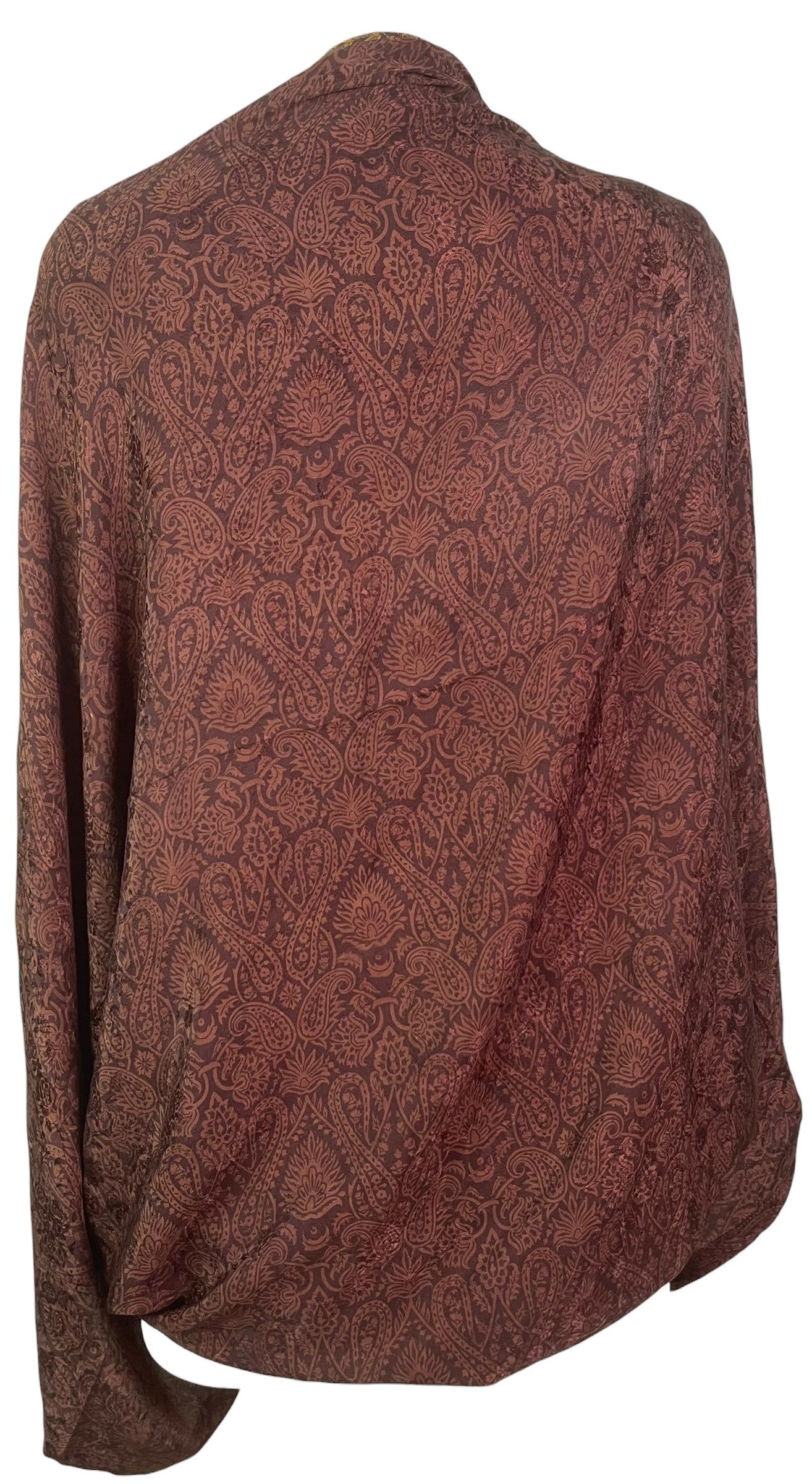 PRC8638B Wabi Sabi Pure Silk Shrug