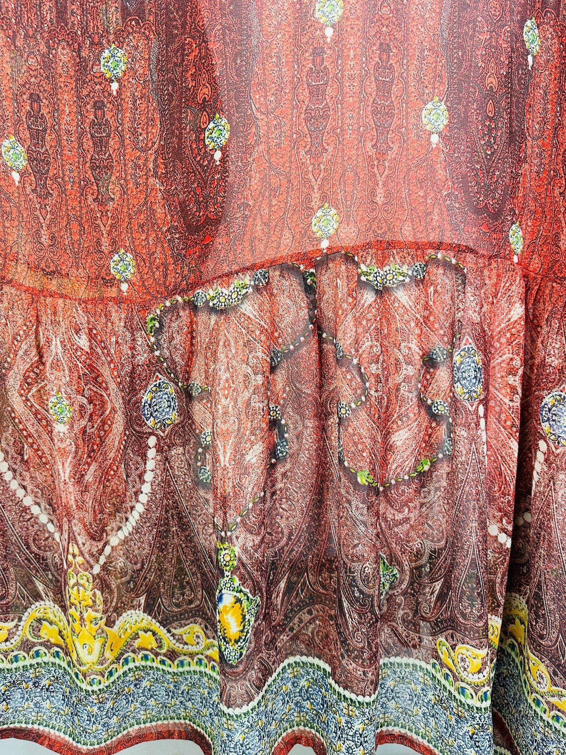 PRG8173 Sheer Avatar Pure Silk Boxy Babydoll Dress