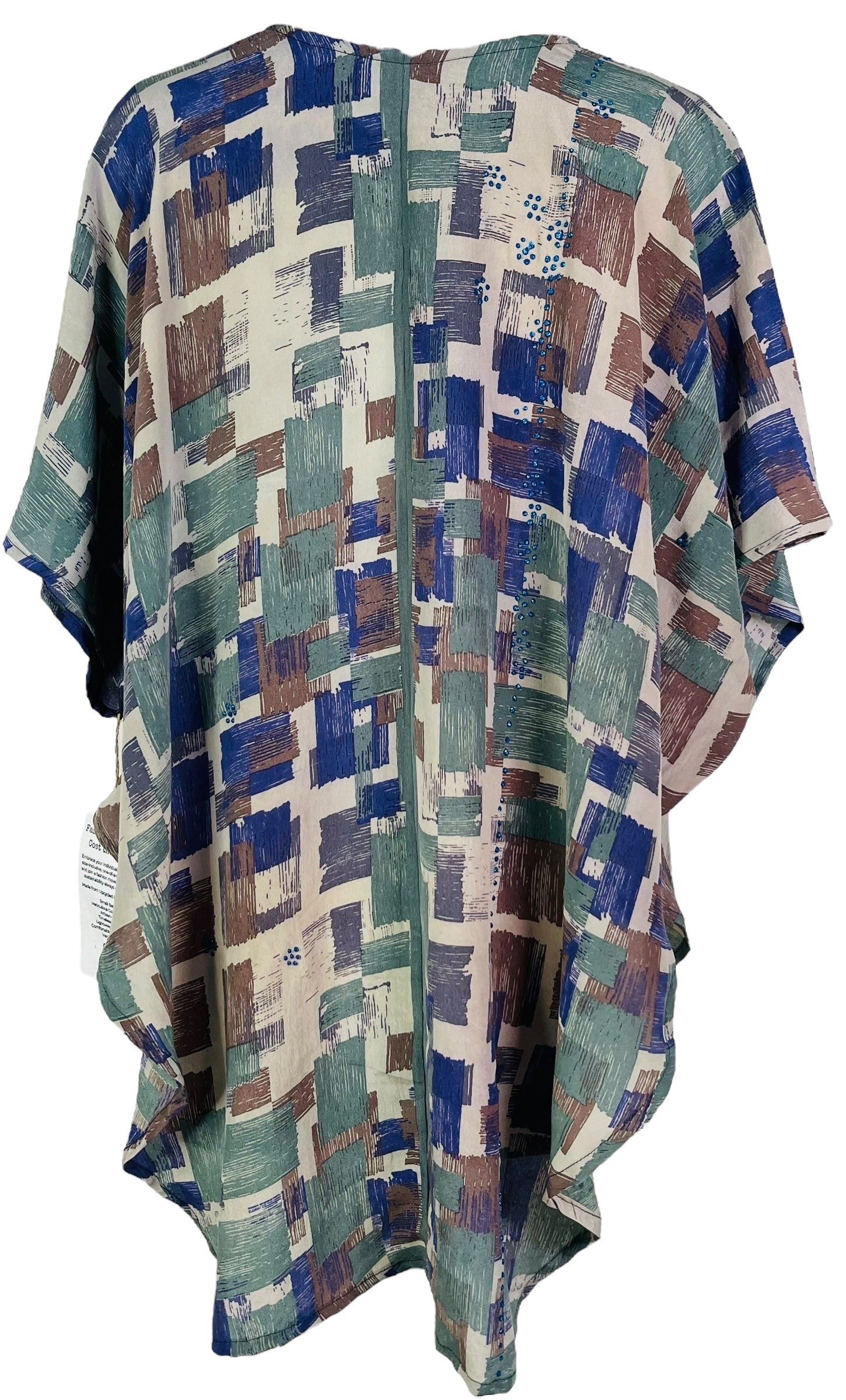 PRC7553 Wabi Sabi Pure Silk Waterfall Top