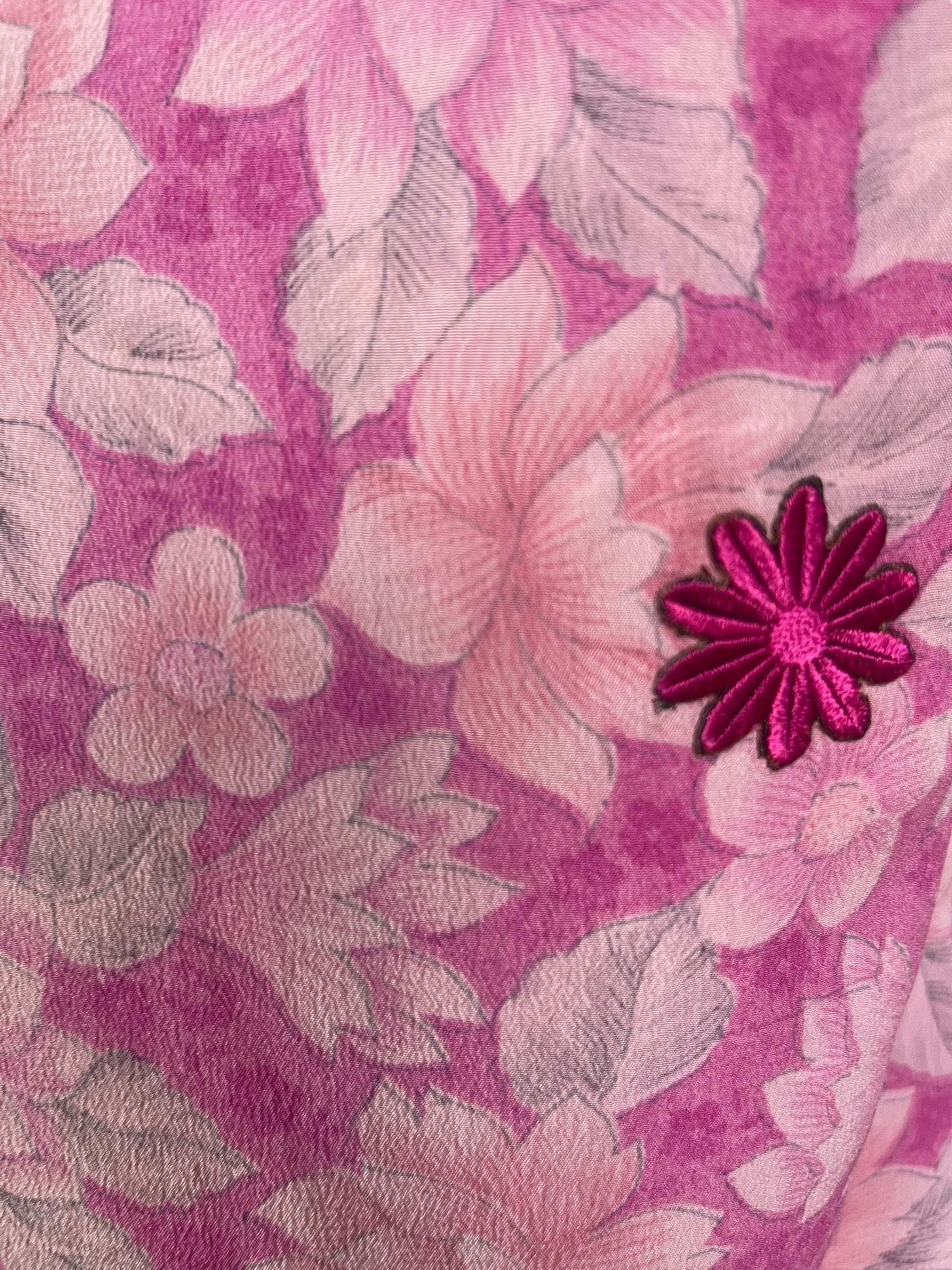 PRC7603 Wabi Sabi Pure Silk Long Tunic with Side Ties