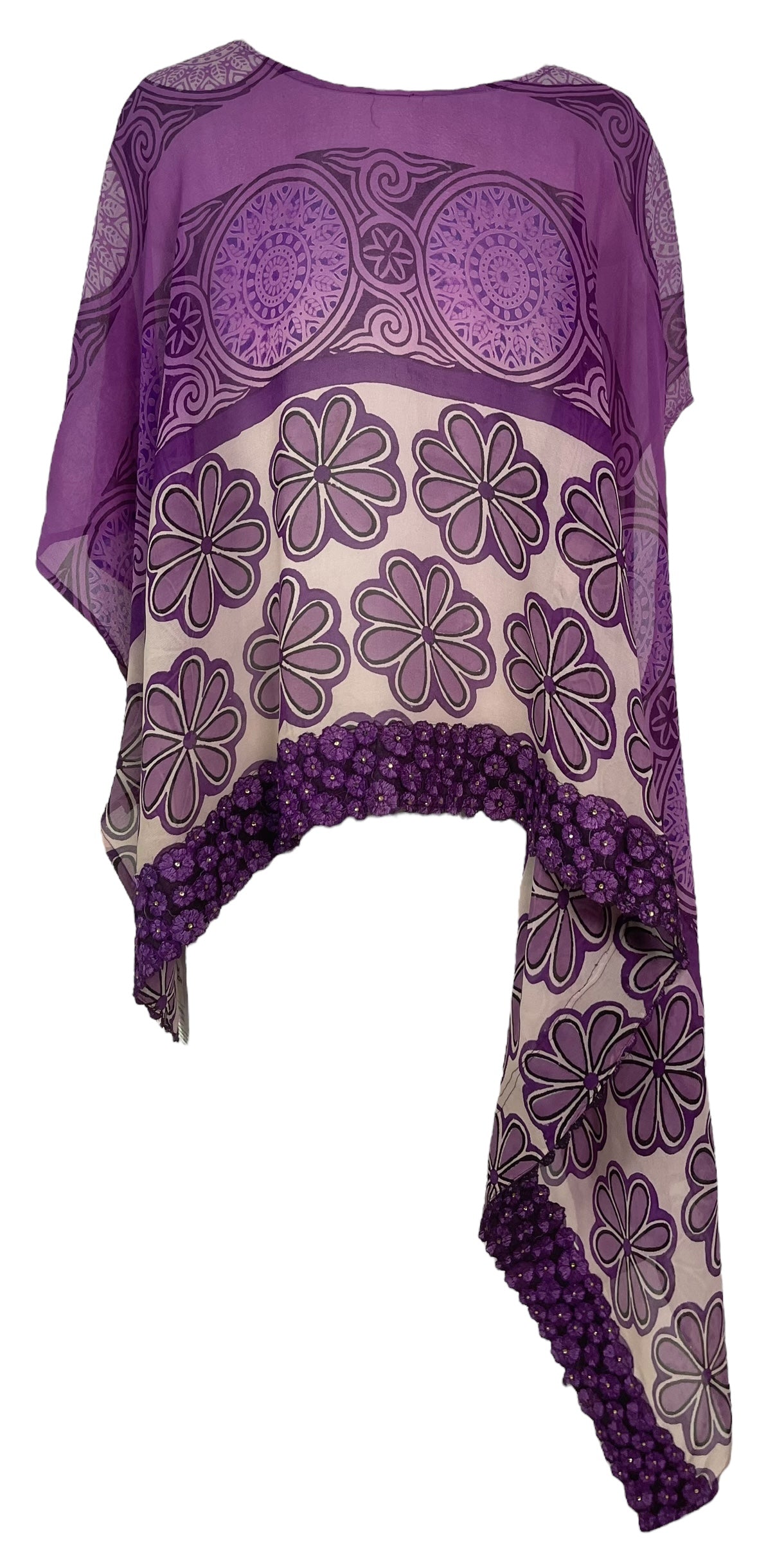 PRG8174 Sheer Wabi Sabi Pure Silk Versatile Vest