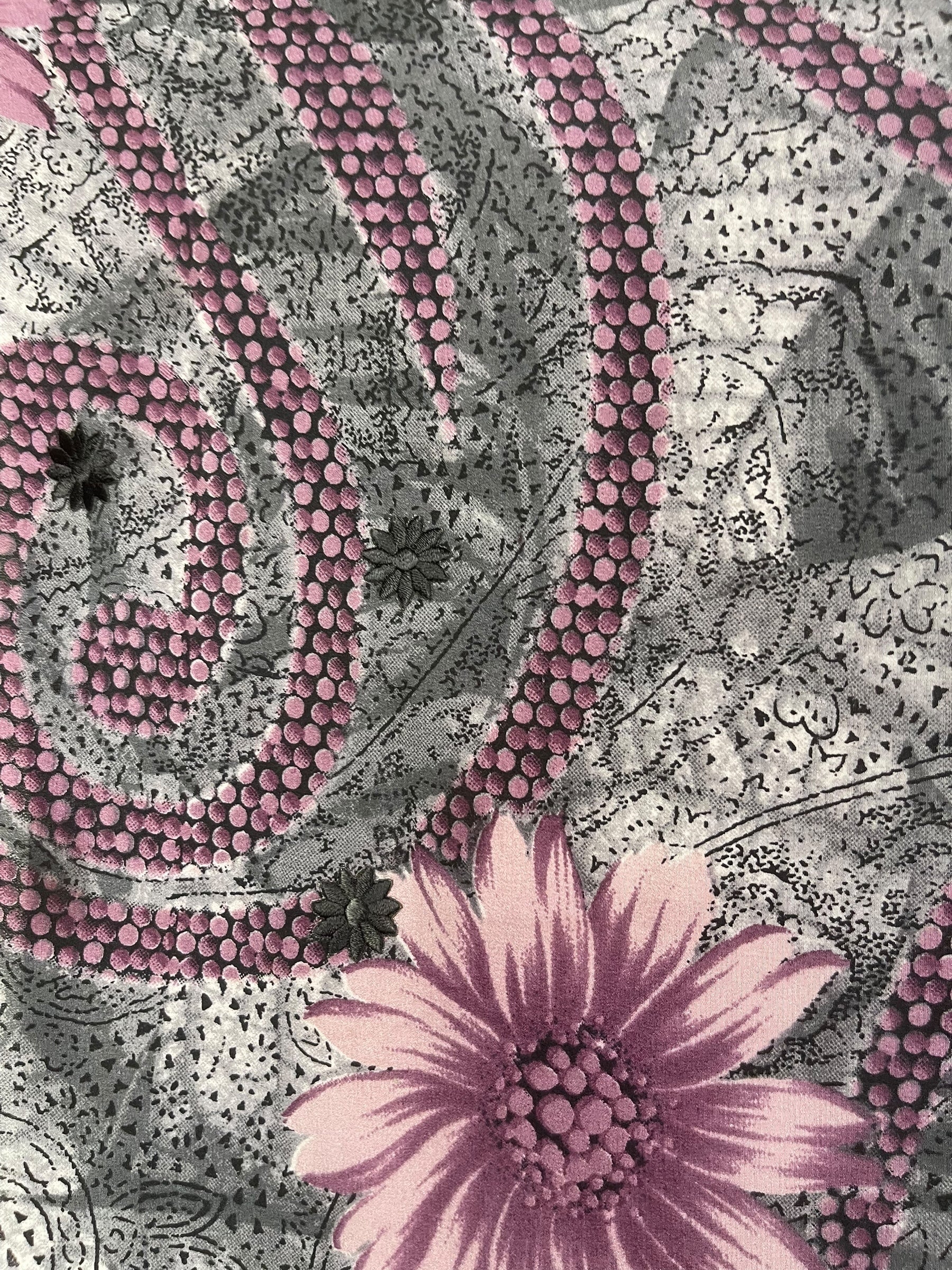 PRC8222 Avatar Pure Silk Kimono-Sleeved Top