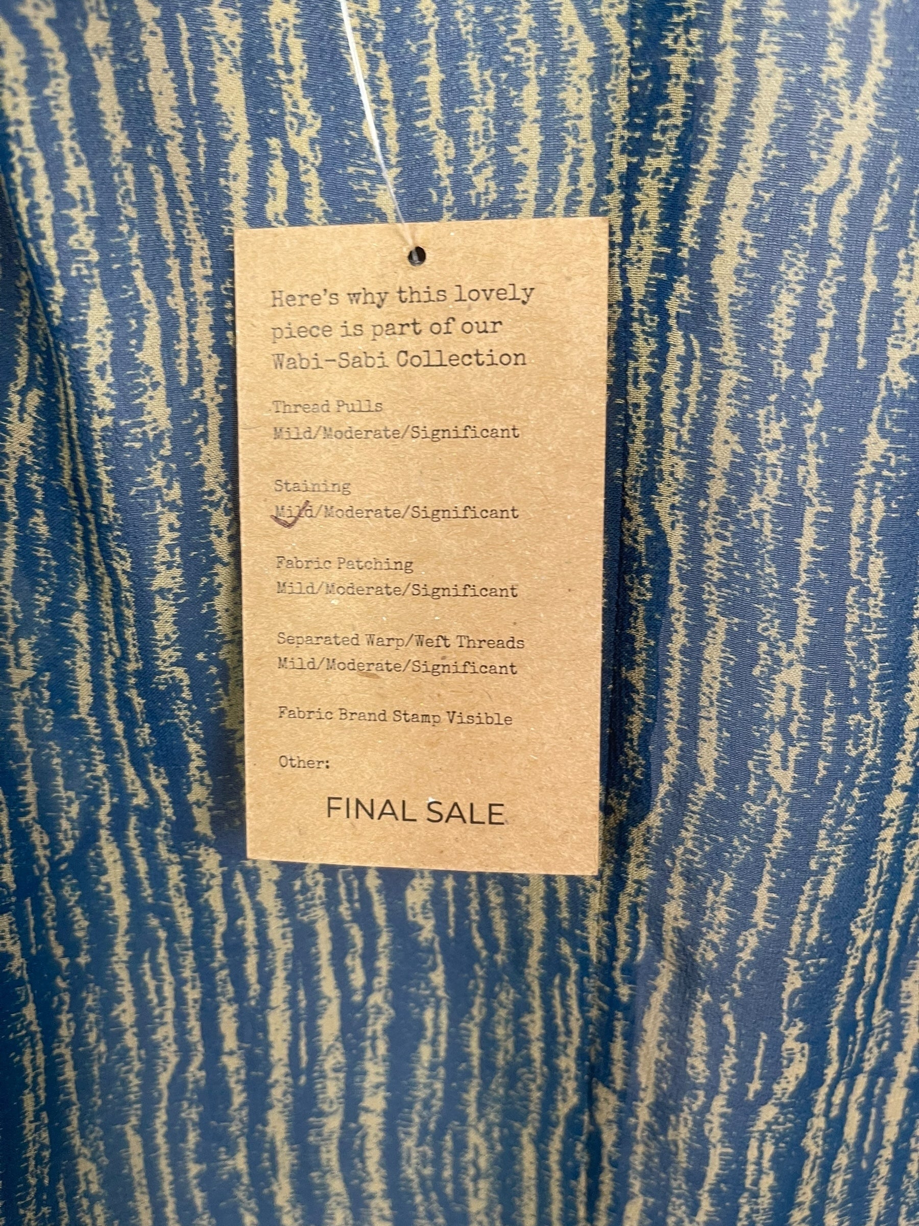 PRG8606 Sheer Wabi Sabi Pure Silk Waterfall Top