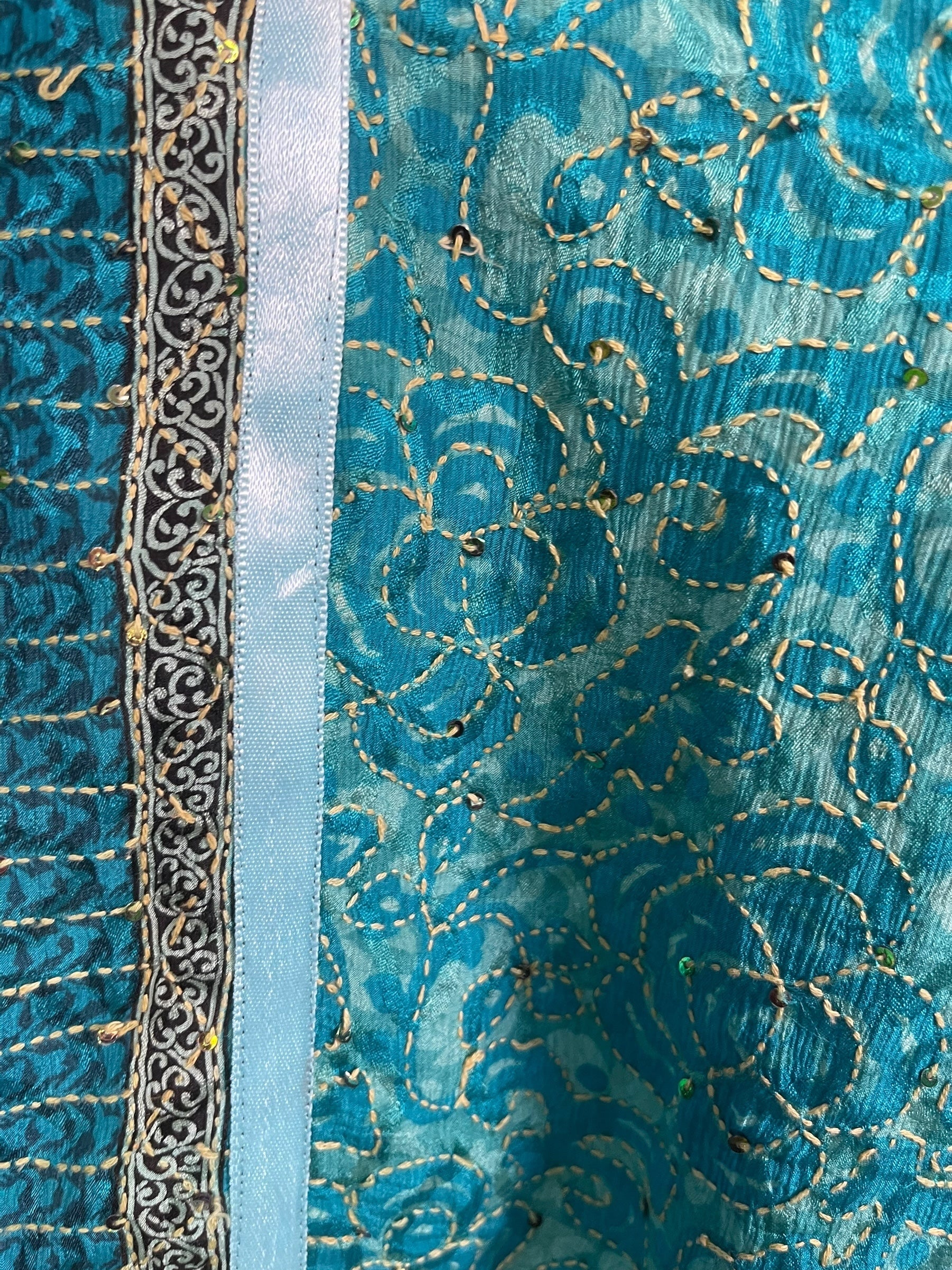 PRC8886 Avatar Pure Silk Maxi Kaftan