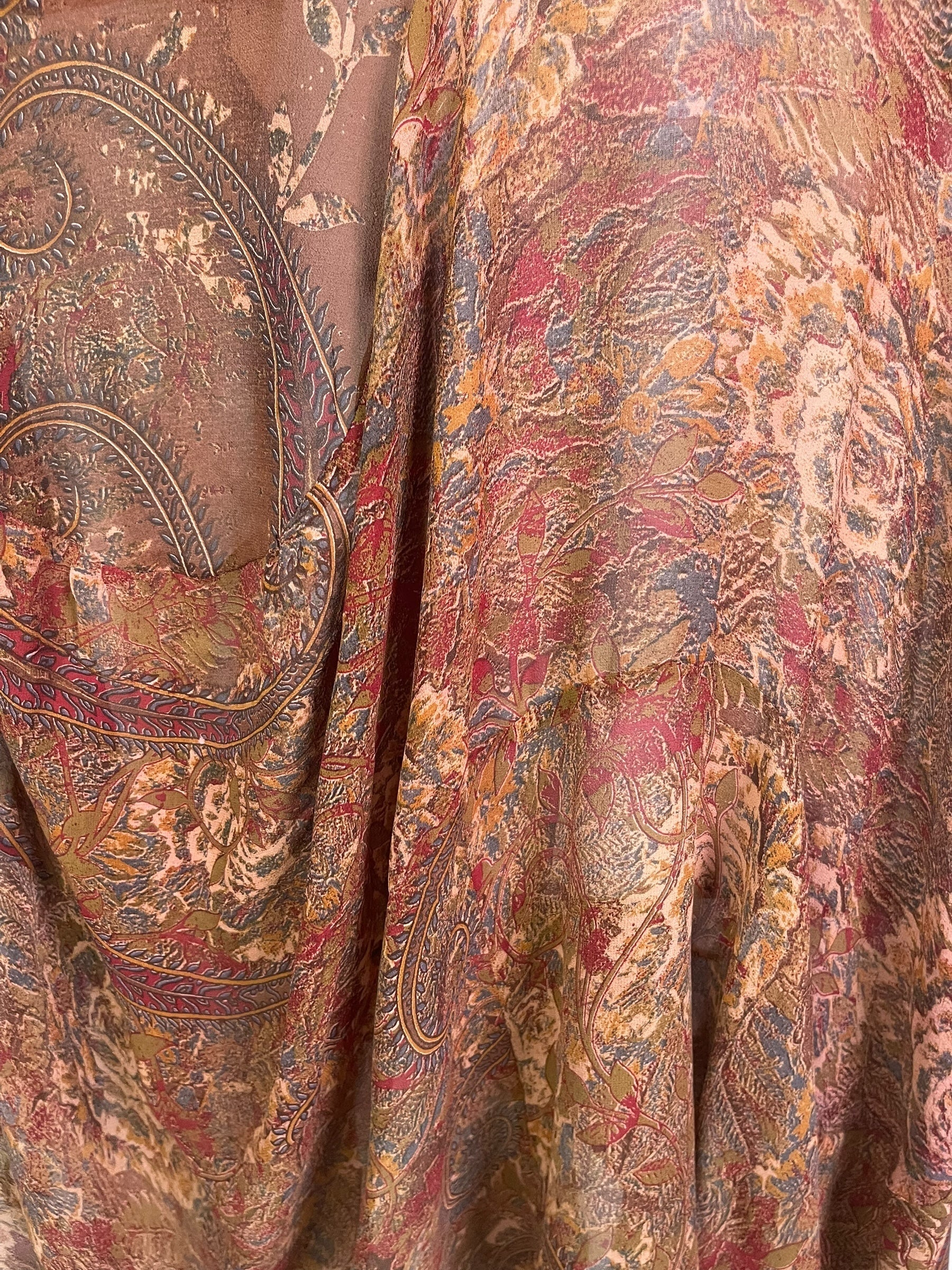 PRG8917 Sheer Avatar Pure Silk Sculptural Long Tunic Dress by 15 FEBRUARY 2026 – Handmade ethical Sculptural Dress from sariKNOTsari using upcycled silk. Designed in Canada for travel and slow fashion, loved from Toronto to LA to Sydney.