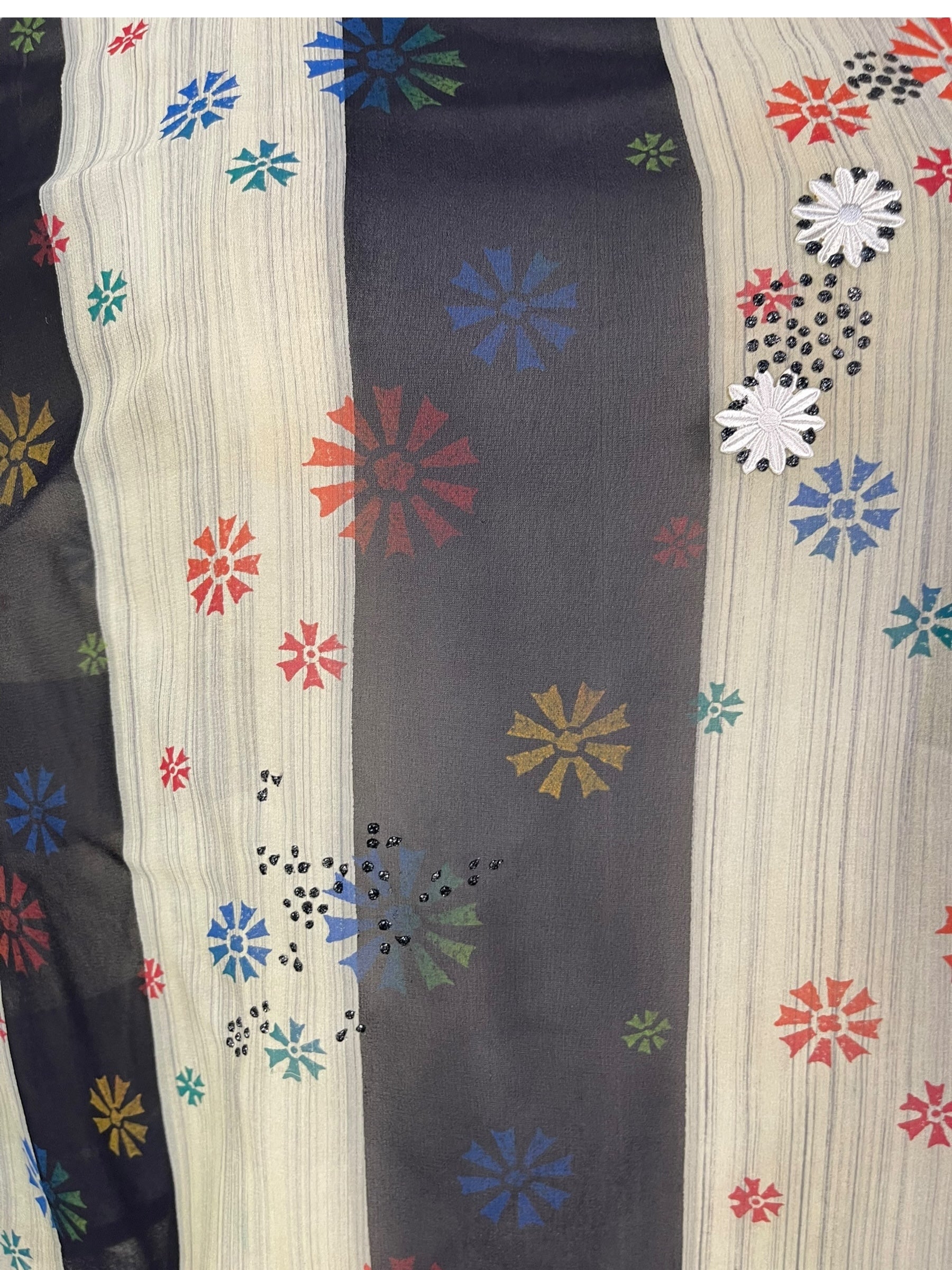 PRG6296 Sheer Wabi Sabi Pure Silk Side Slit Top