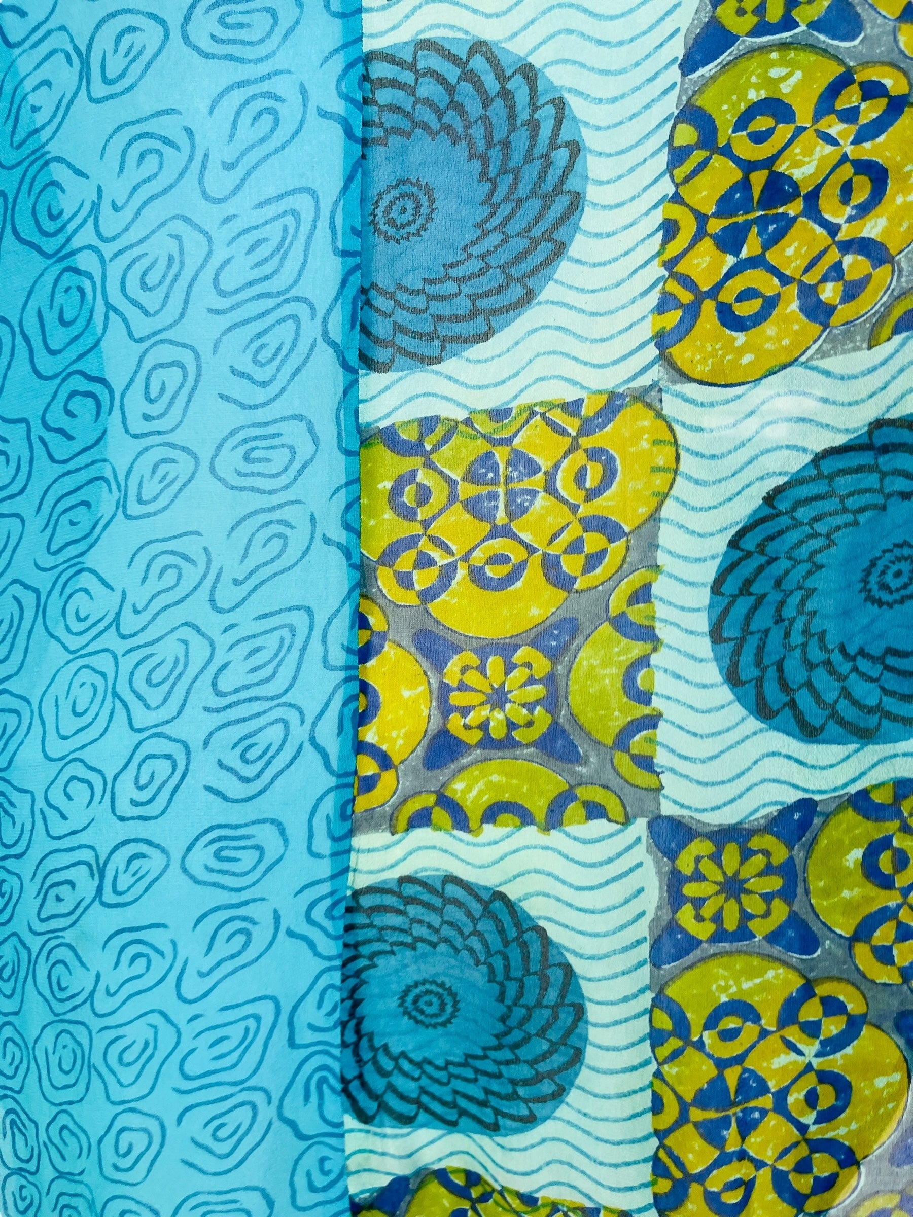 PRG7116 Sheer Wabi Sabi Pure Silk Waterfall Top