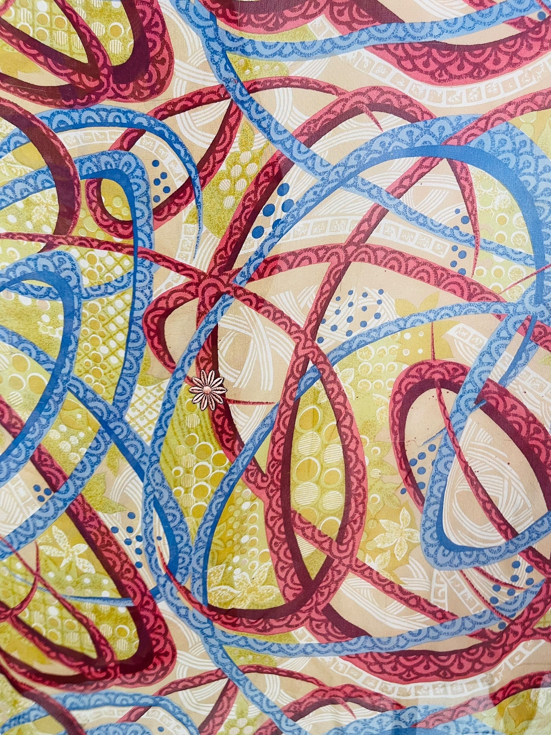 PRG7478 Sheer Wabi Sabi Pure Silk Short Kaftan Tunic with Slits