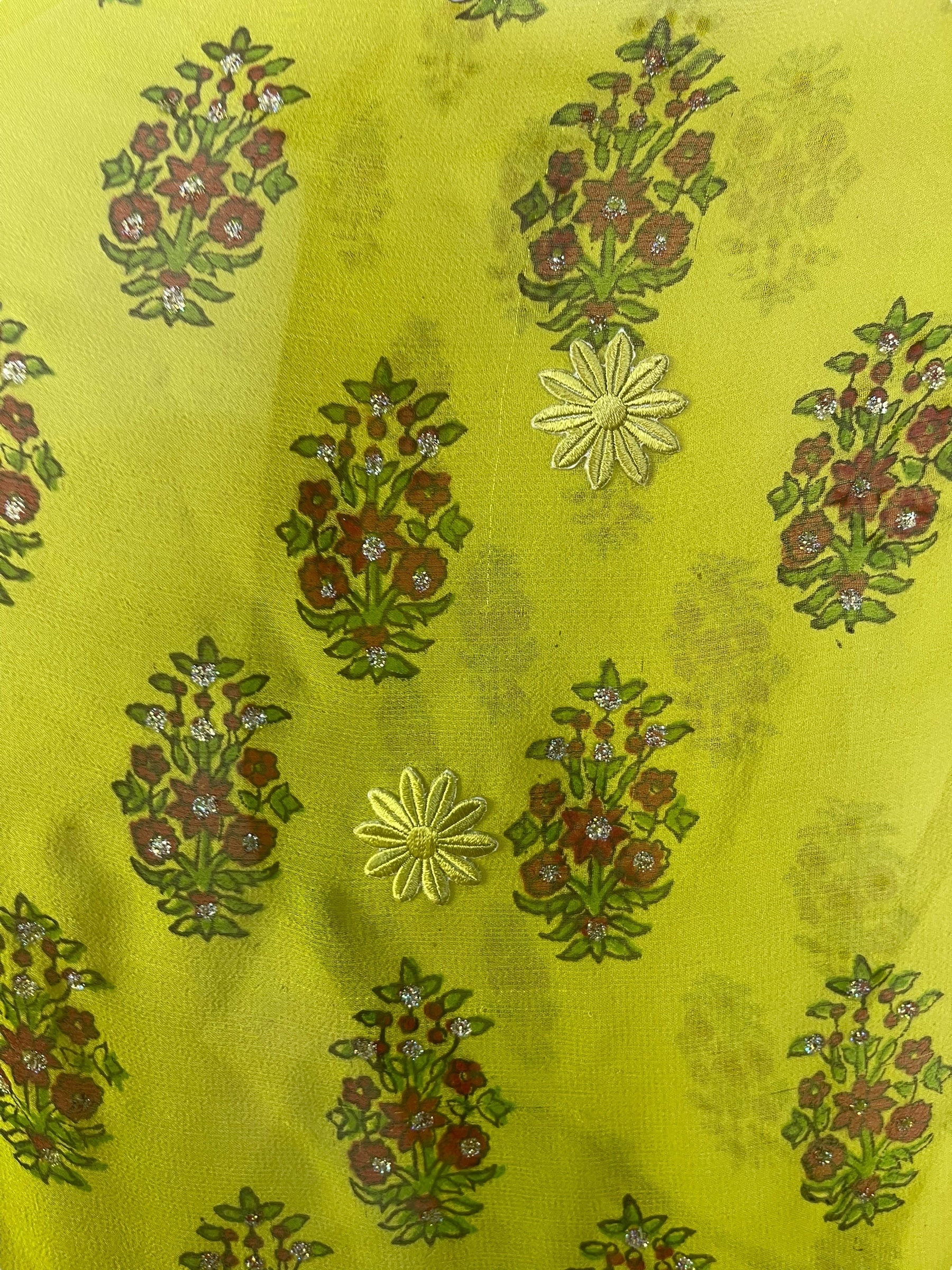 PCH7442 Sheer Chiffon Avatar Pure Silk Boxy Babydoll Dress