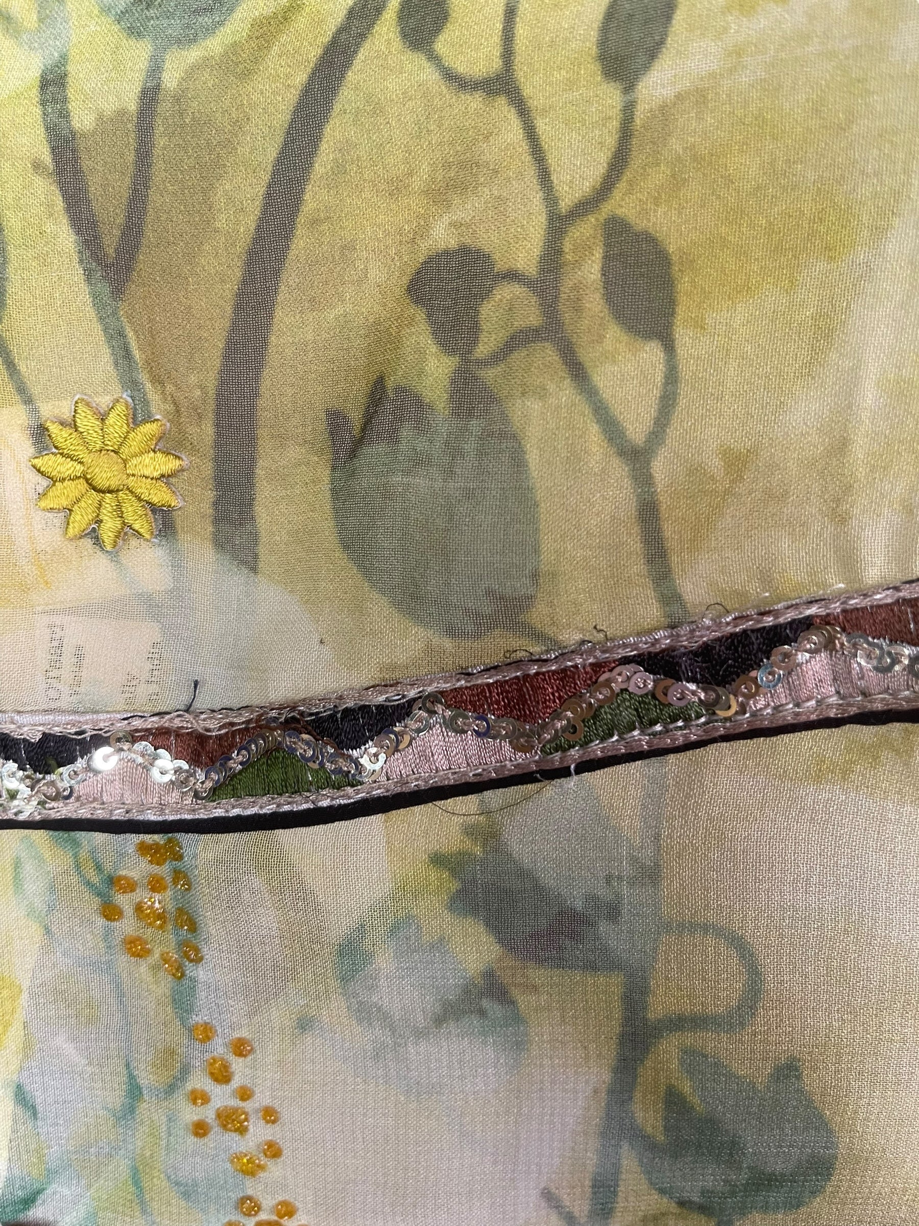 PRG7486 Sheer Wabi Sabi Pure Silk Boxy Top