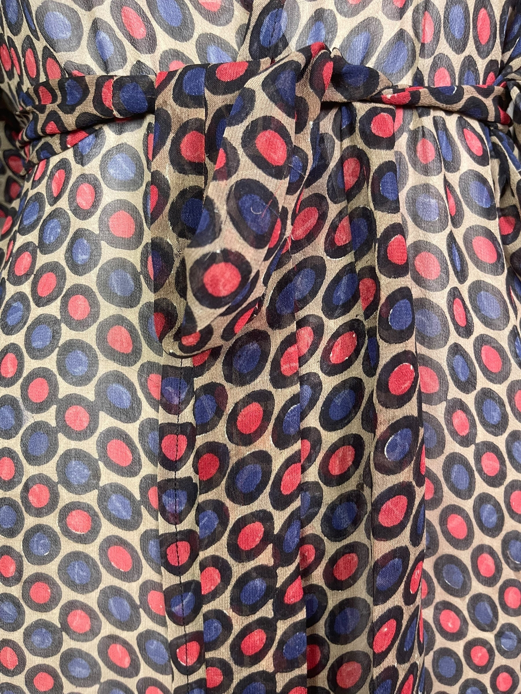 PRG7878 Sheer Avatar Pure Silk Kimono-Sleeved Jacket with Belt