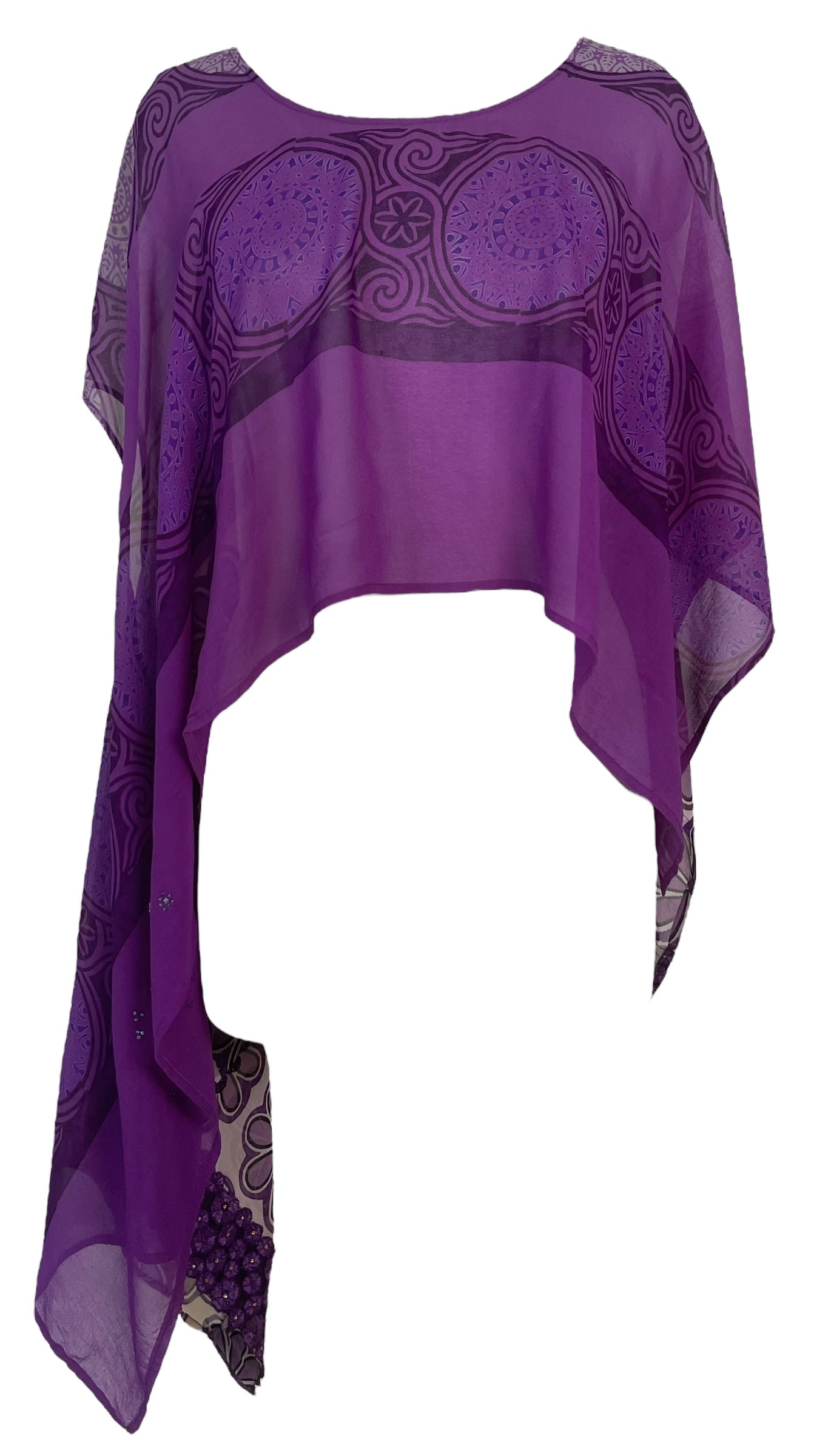 PRG8174 Sheer Wabi Sabi Pure Silk Versatile Vest