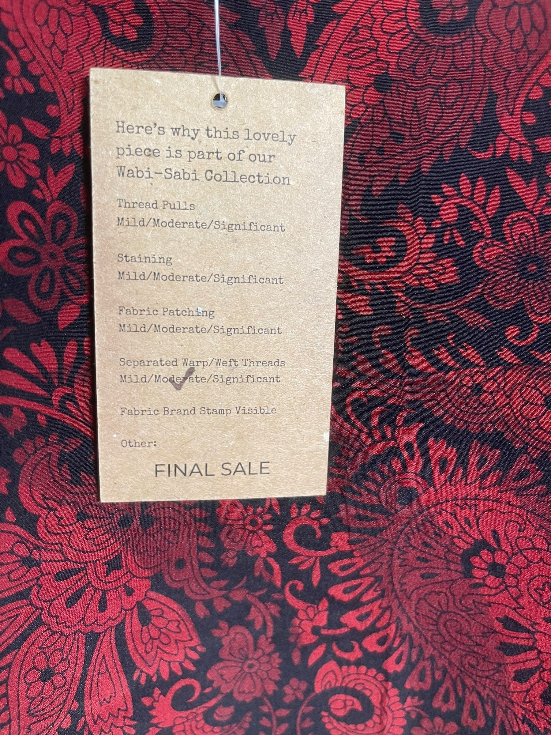 PRC8448 Wabi Sabi Pure Silk Long Tunic with Side Ties