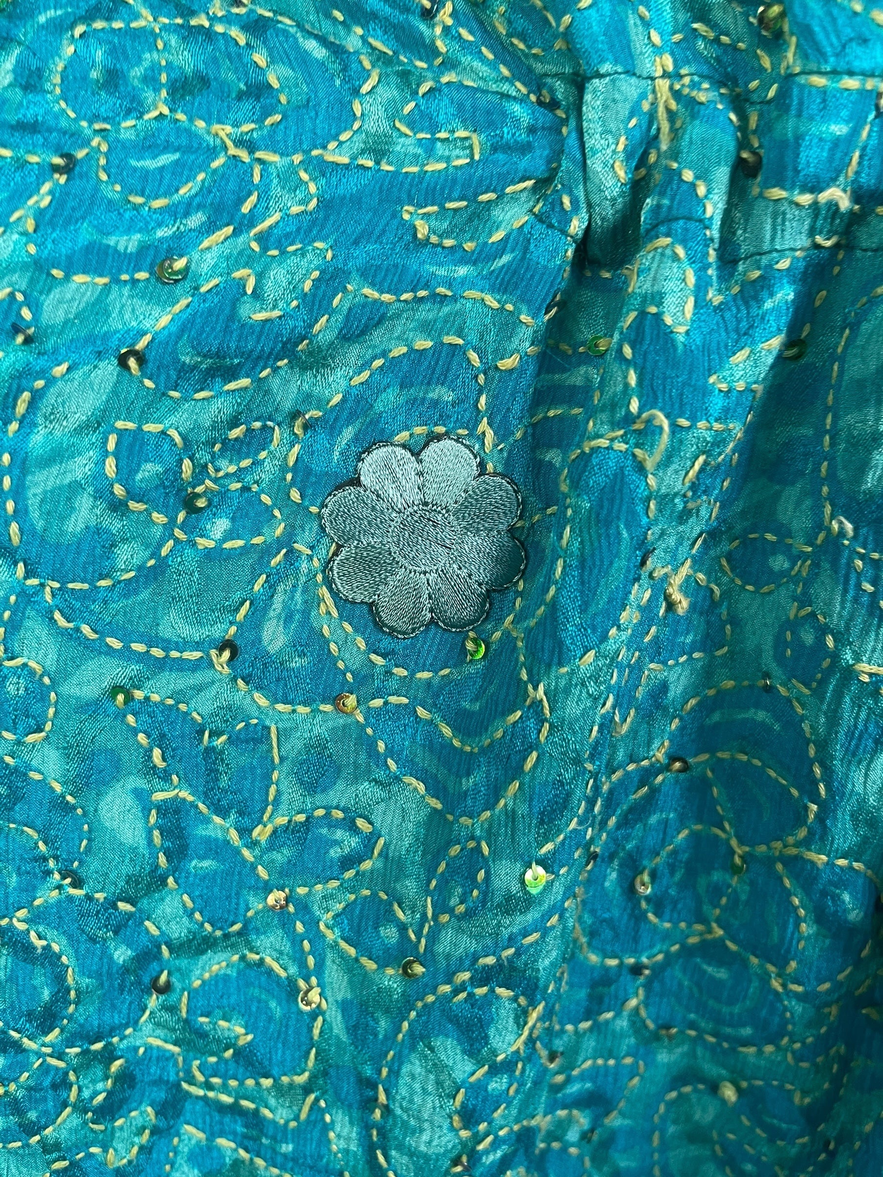 PRC8886 Avatar Pure Silk Maxi Kaftan