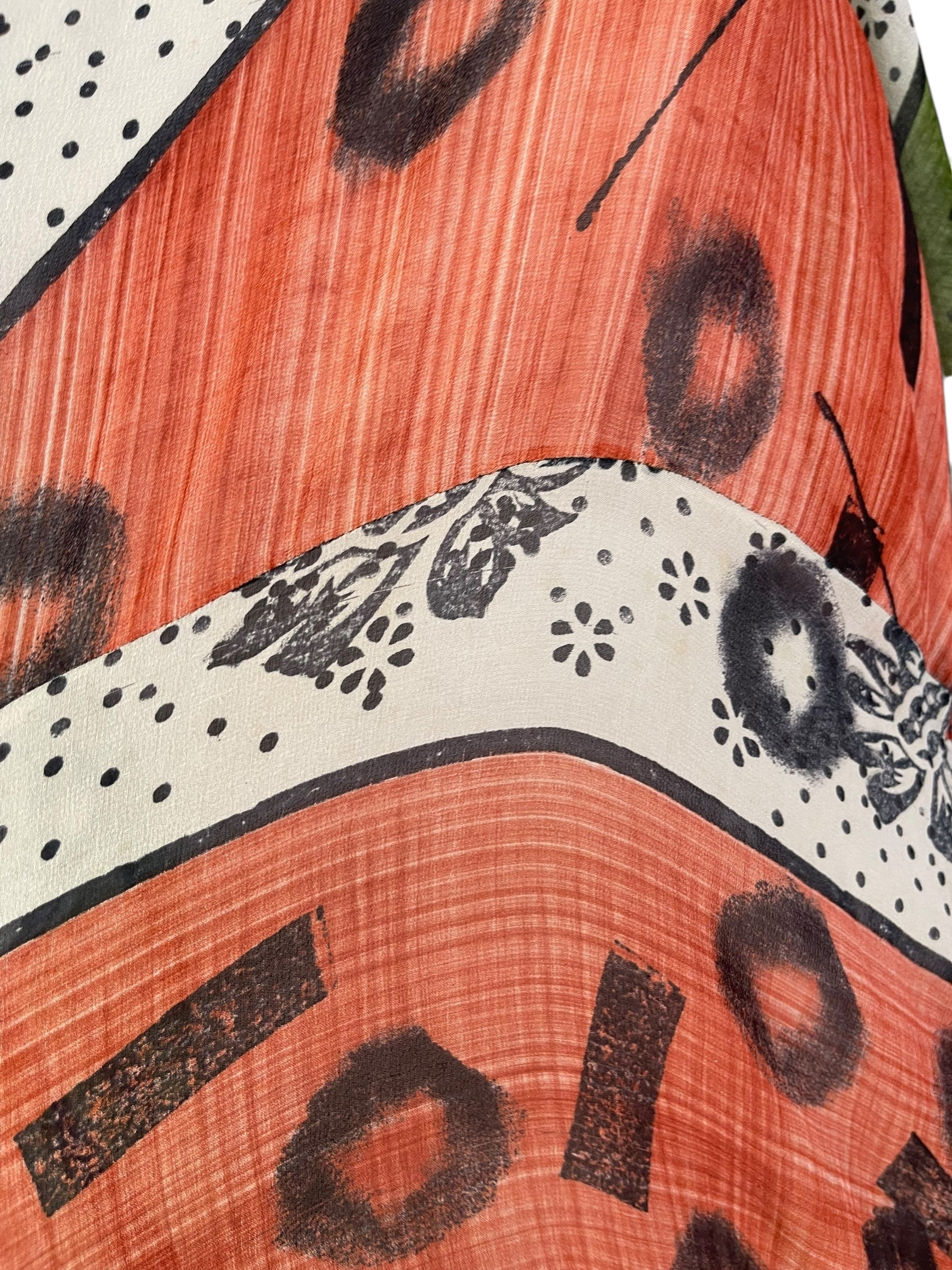 PRG7185 Sheer Wabi Sabi Sculptural Silk Long Tunic Dress