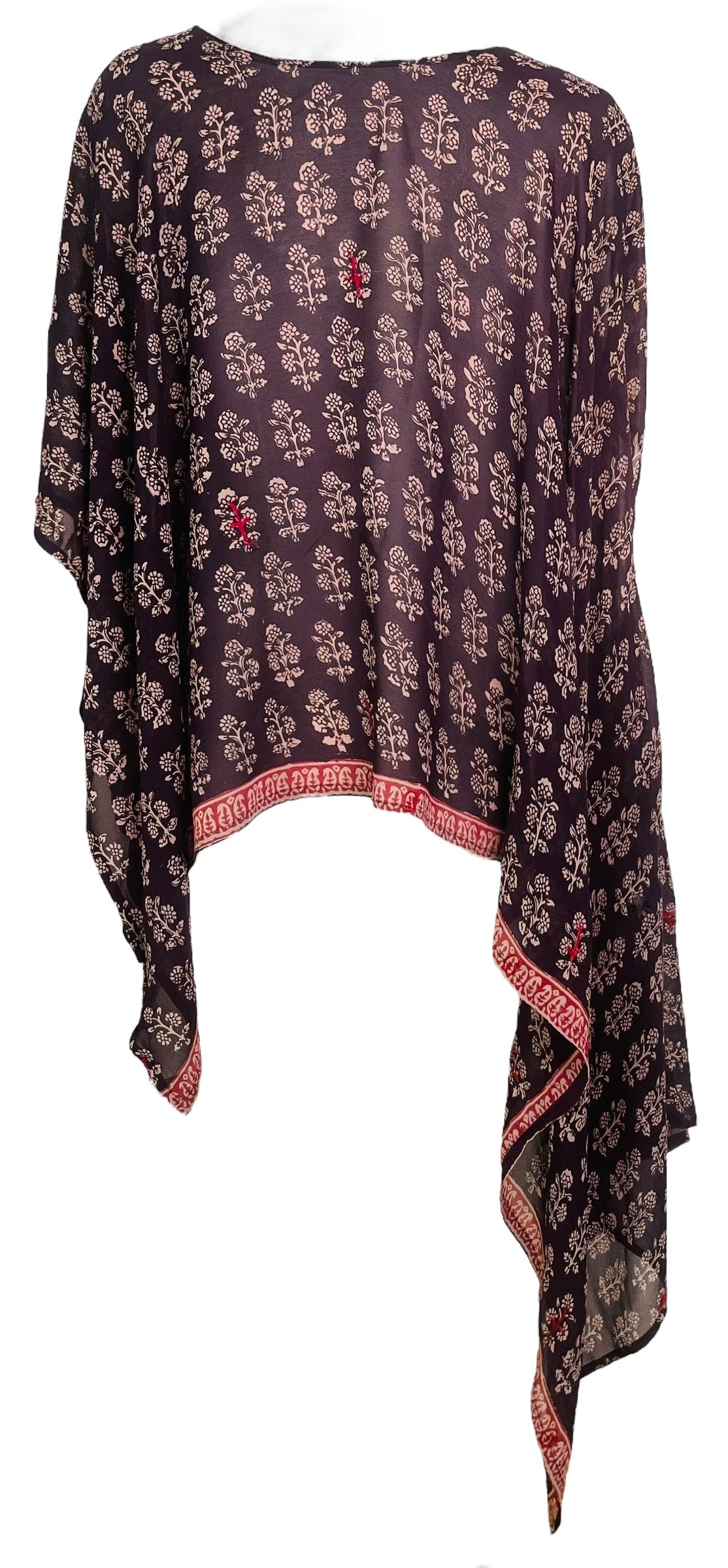 PRG7439 Sheer Wabi Sabi Pure Silk Versatile Vest