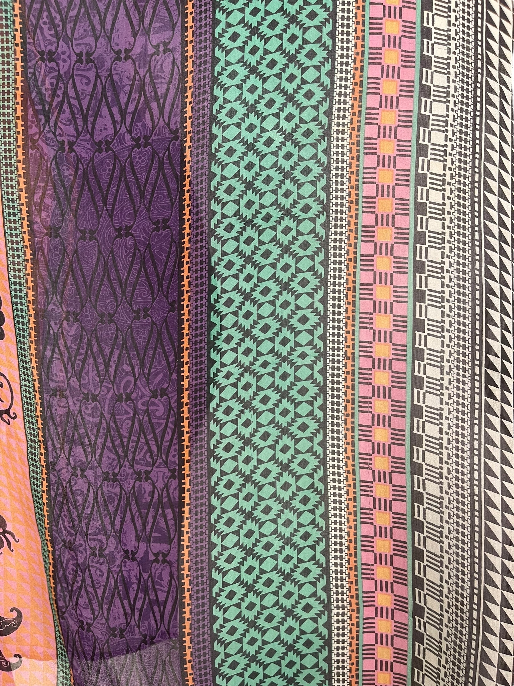 PREVIEW PRG8137 Avatar Pure Silk Long Tunic with Side Ties by DECEMBER2025 – Handmade ethical Side Tie Tunic from sariKNOTsari using upcycled silk. Designed in Canada for travel and slow fashion, loved from Toronto to LA to Sydney.