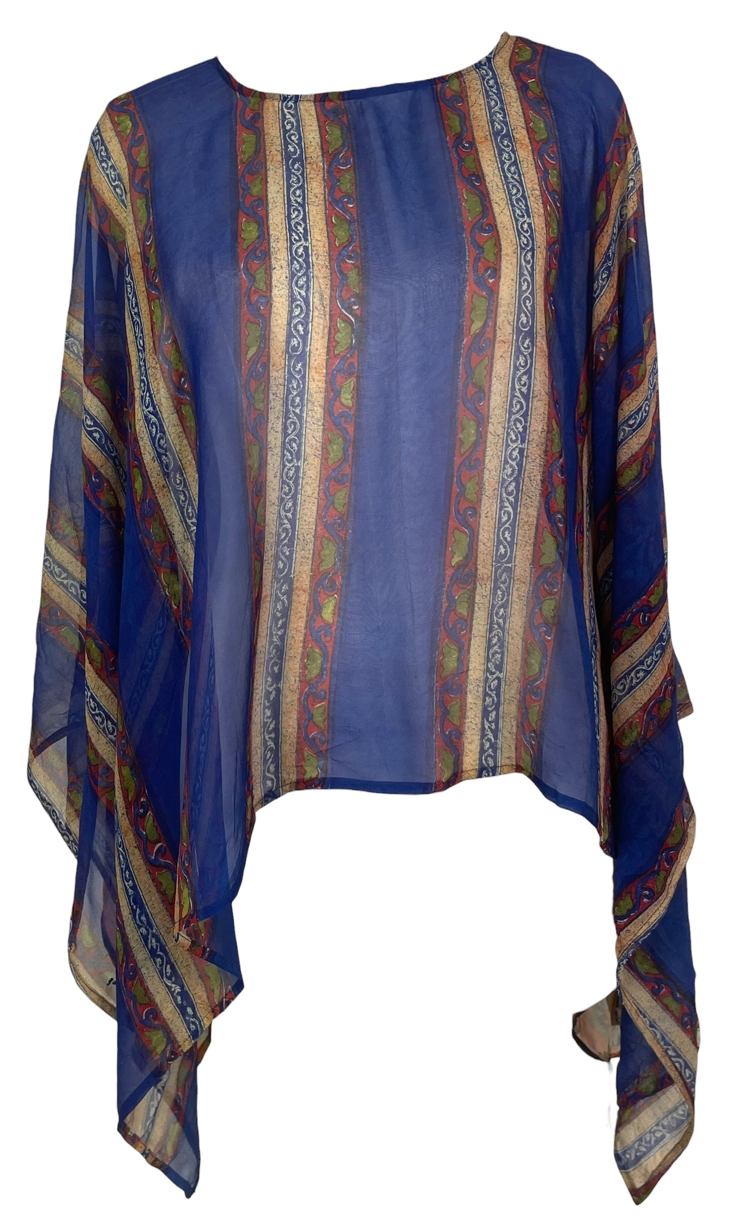 PREVIEW PRG8632B Sheer Avatar Pure Silk Capelet Poncho