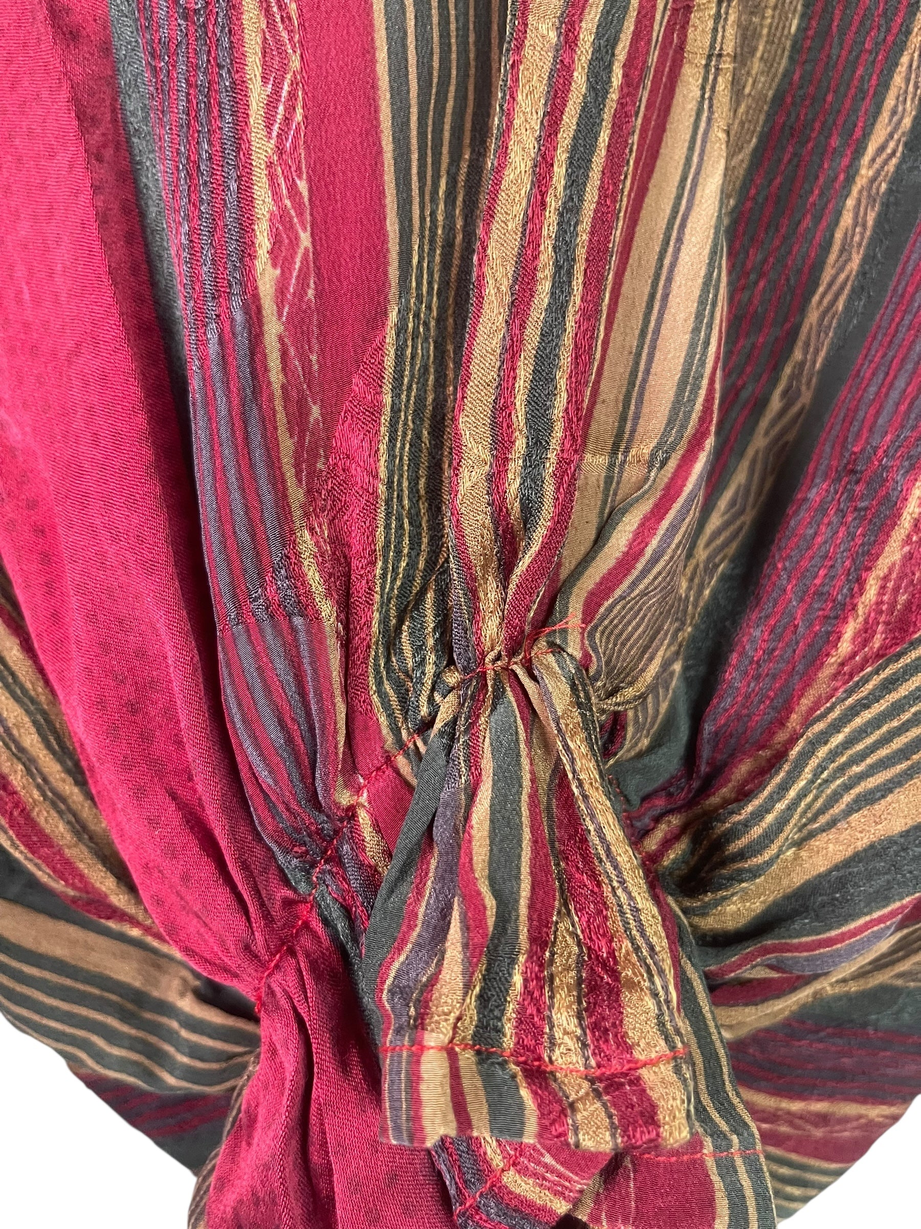 PREVIEW PRC8296A Wabi Sabi Pure Silk Bolero by MARCH2026 – Handmade ethical Bolero from sariKNOTsari using upcycled silk. Designed in Canada for travel and slow fashion, loved from Toronto to LA to Sydney. Featuring Zsiska, Bryn Walker and Artisan Leather coats by Rejean Pepin, Pepin designs
