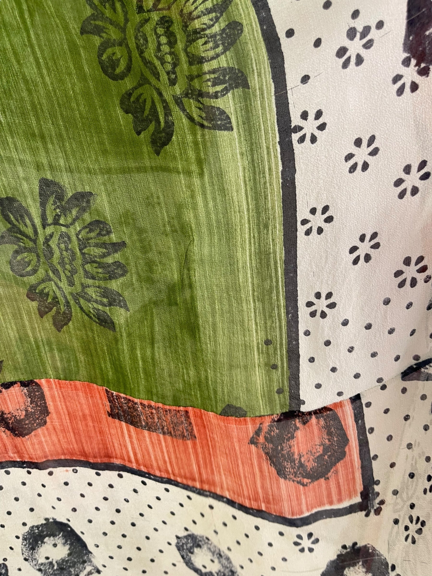 PRG7185 Sheer Wabi Sabi Sculptural Silk Long Tunic Dress