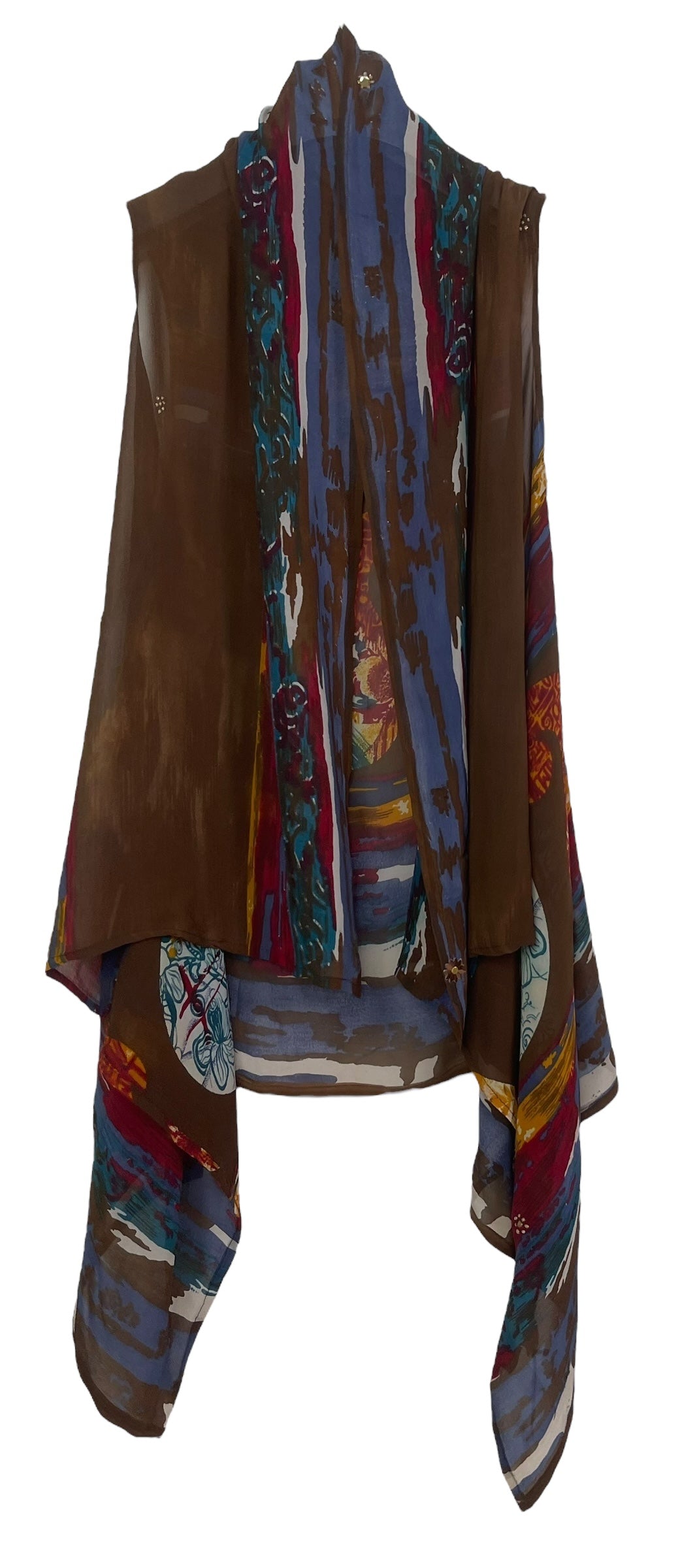 PRG7343 Sheer Avatar Pure Silk Versatile Vest