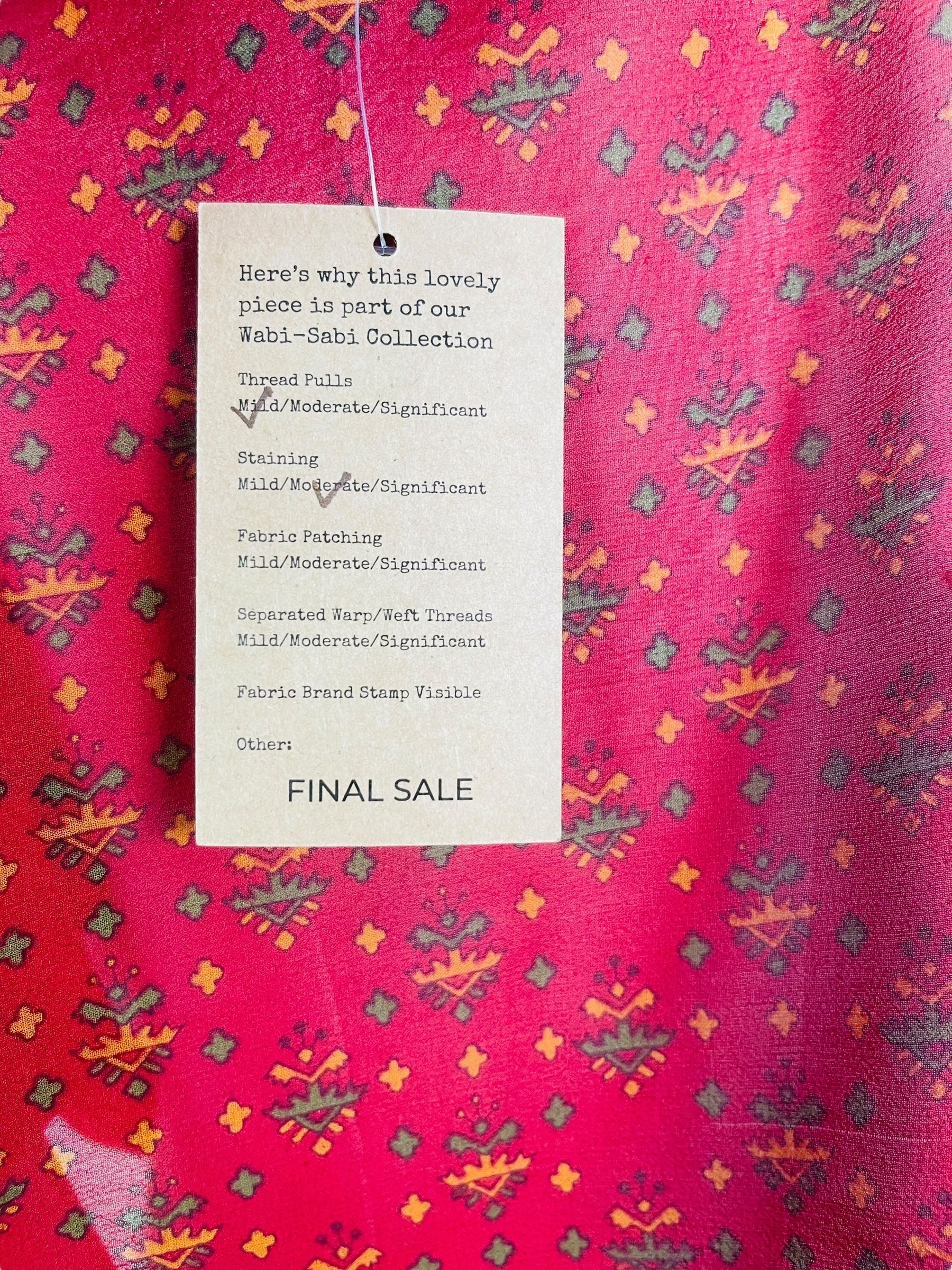 PRG7572 Sheer Wabi Sabi Pure Silk Kimono-Sleeved Top