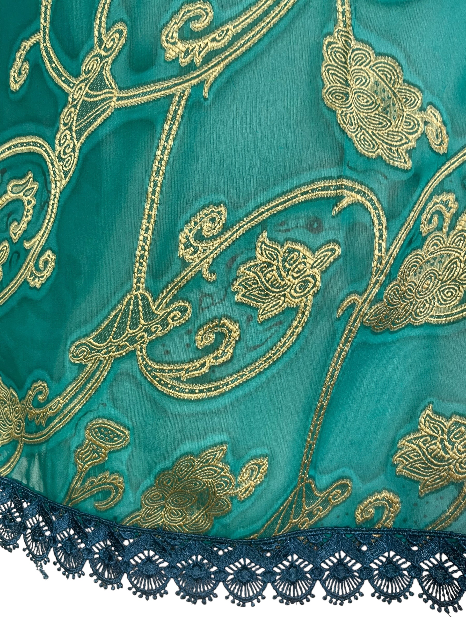 PREVIEW PRG7654 Sheer Avatar Pure Silk Side Slit Top by DECEMBER2025 – Handmade ethical Side Slit Top from sariKNOTsari using upcycled silk. Designed in Canada for travel and slow fashion, loved from Toronto to LA to Sydney.