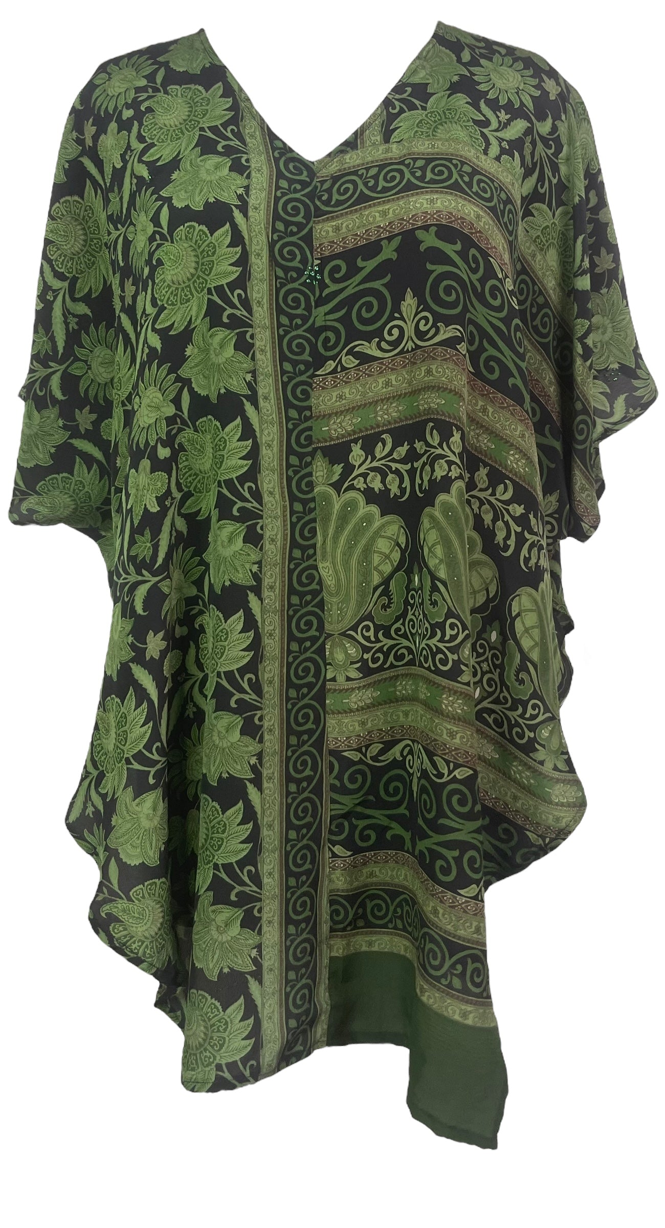 PRC8086 Avatar Pure Silk Waterfall Top