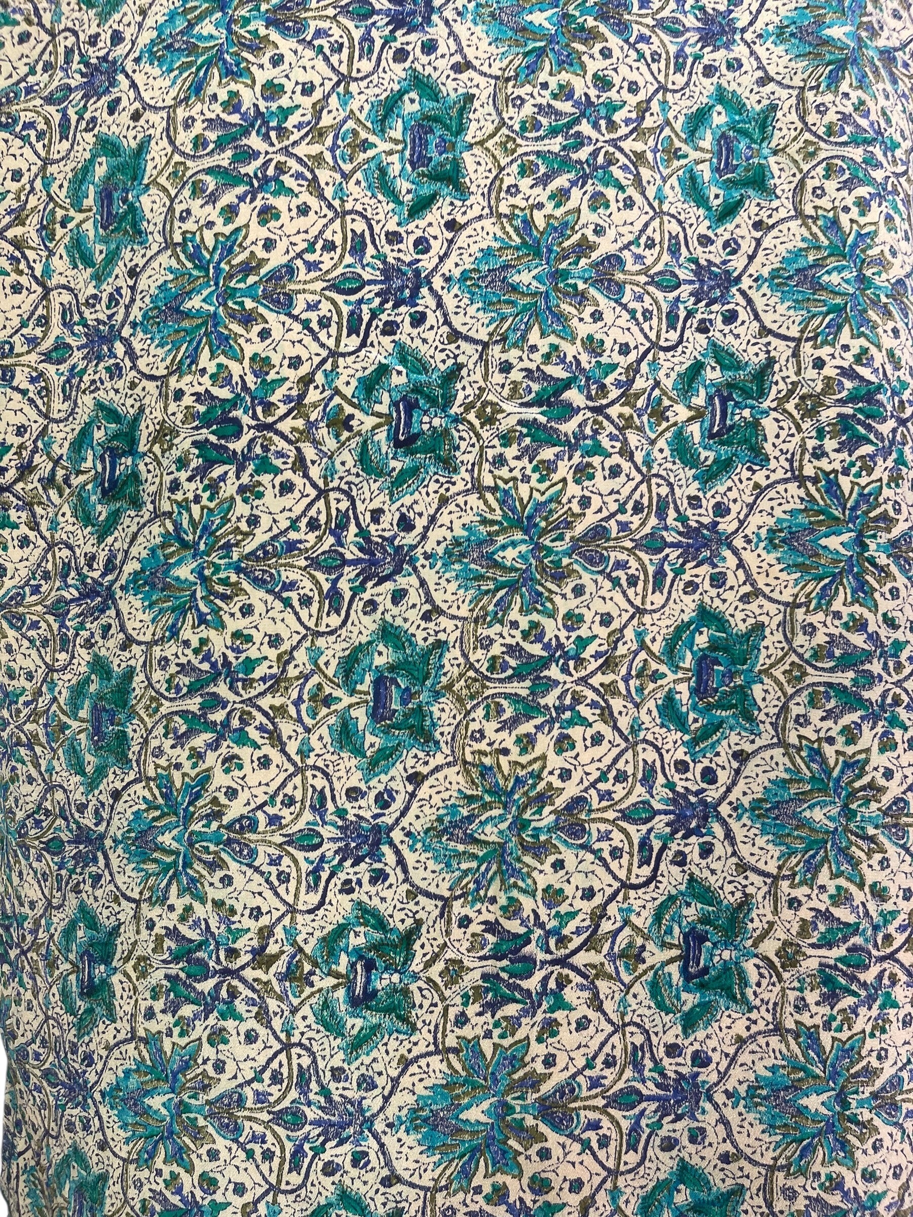 PRC6966 Avatar Pure Silk Side Slit Top