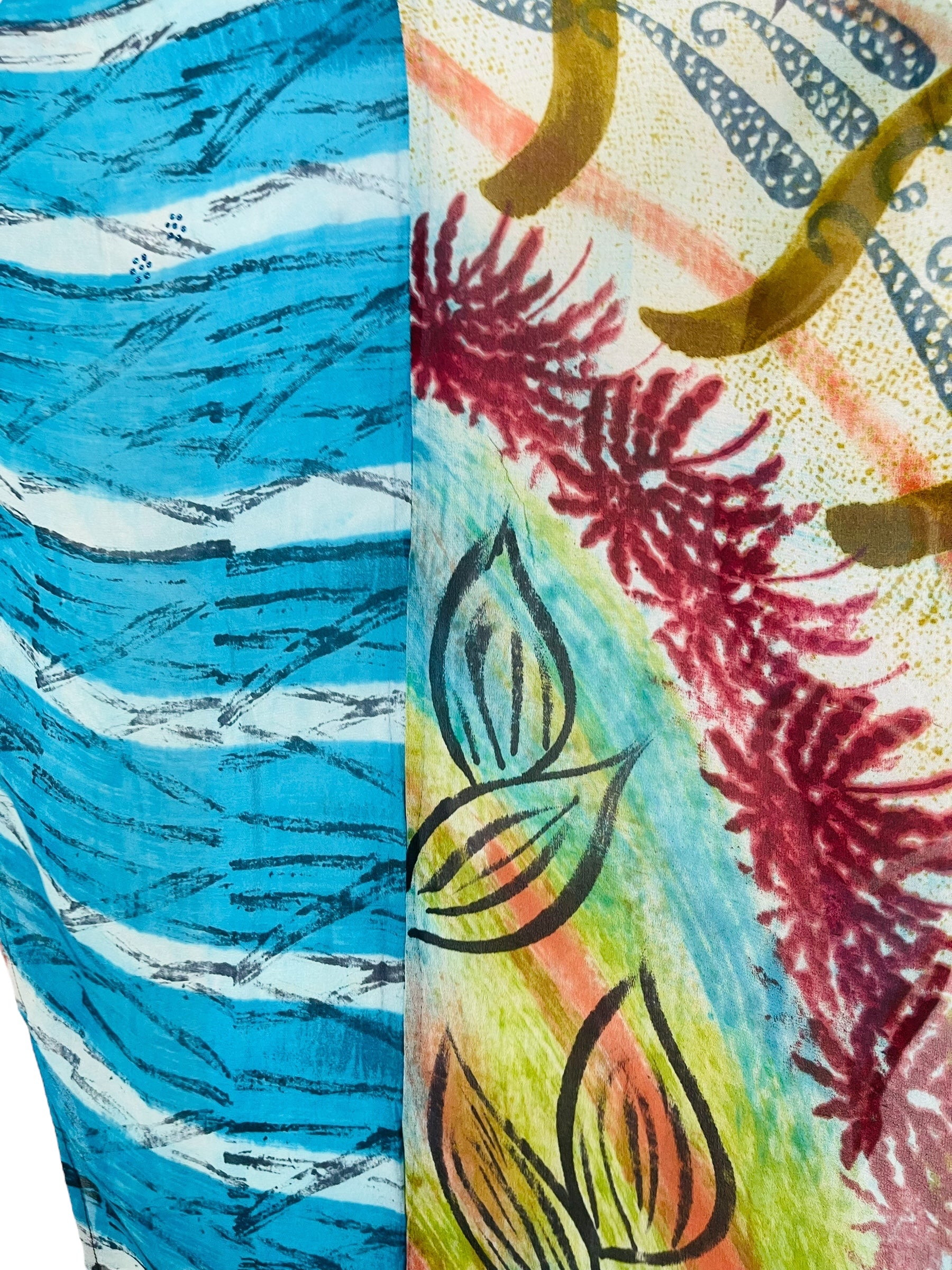 PRG7570 Sheer Avatar Pure Silk Waterfall Top