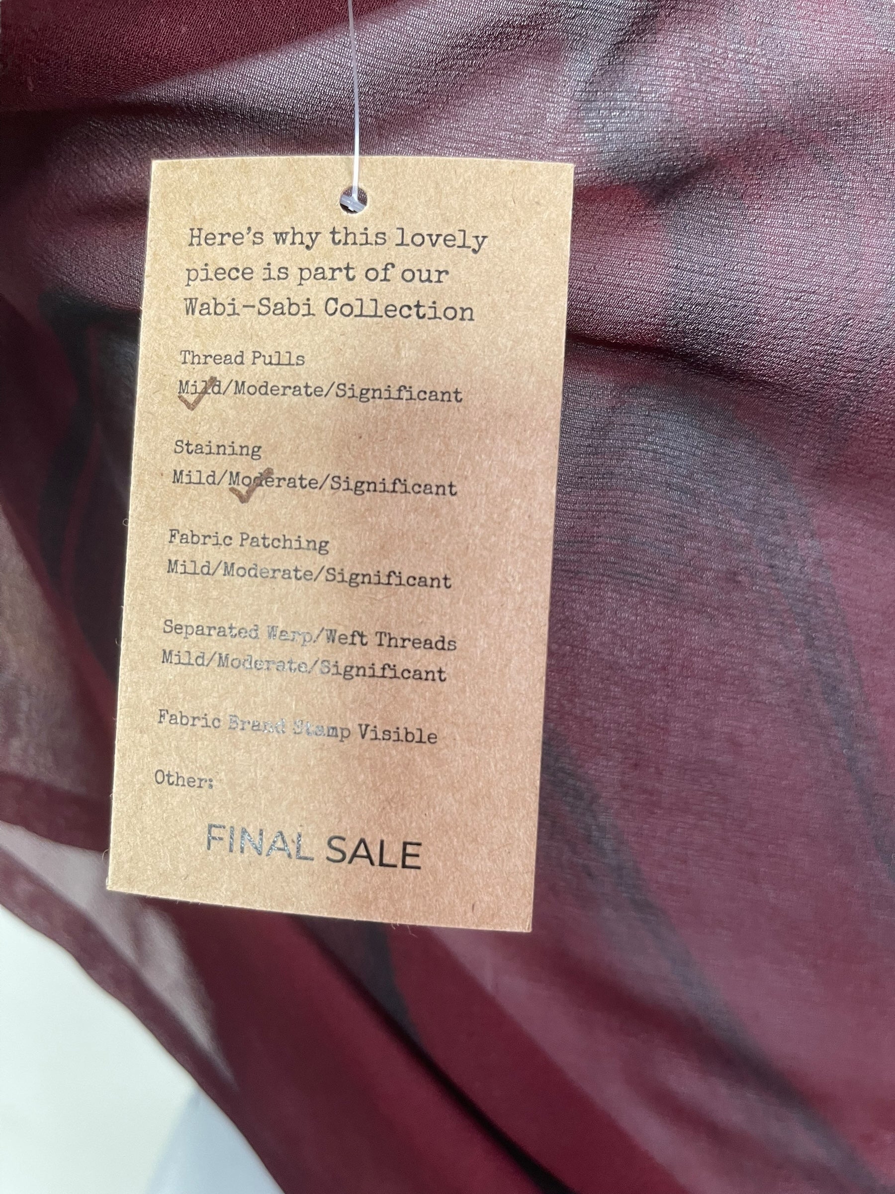 PRG7609 Sheer Wabi Sabi Pure Silk Boxy Top