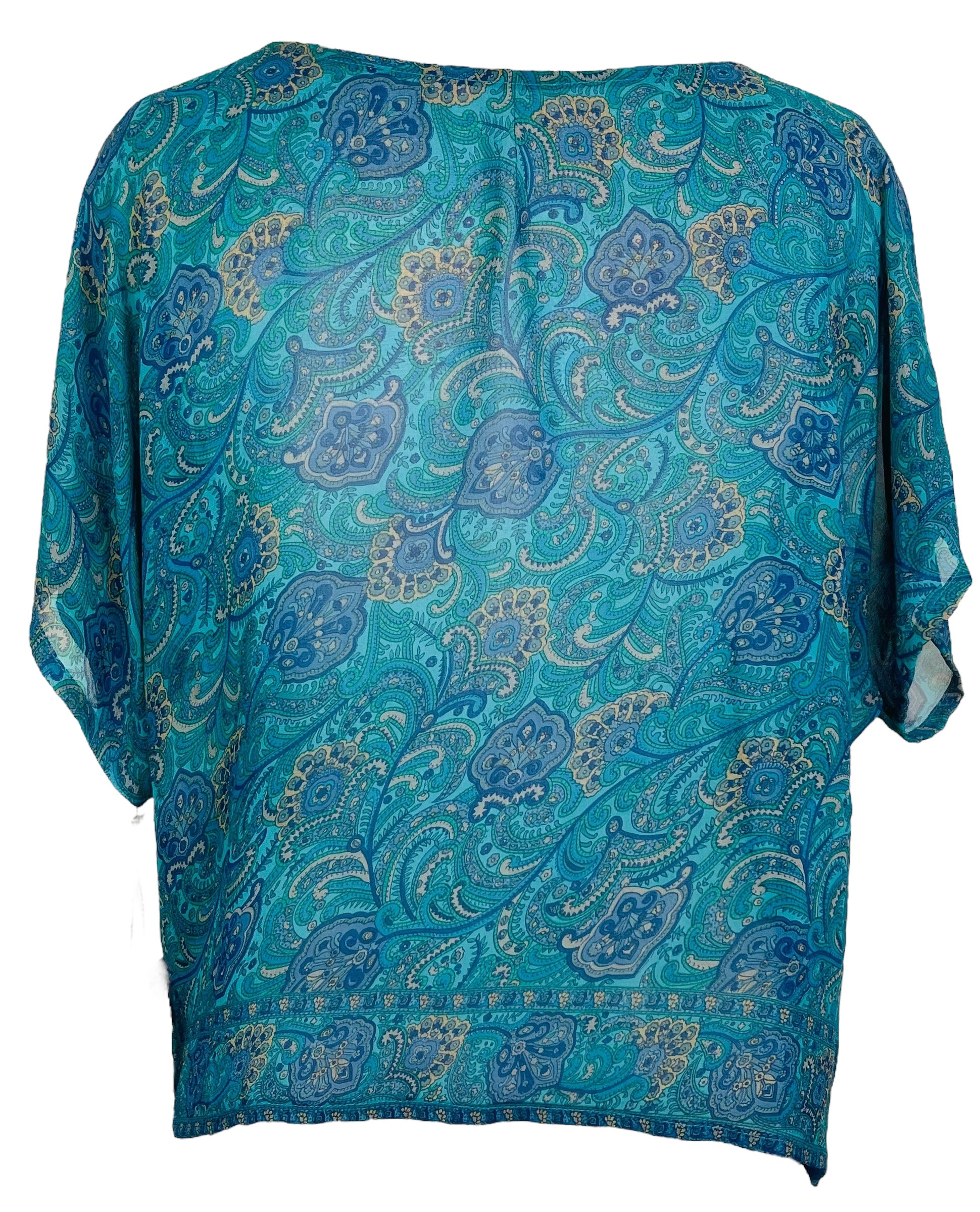 PRG7960 Sheer Avatar Pure Silk Boxy Top